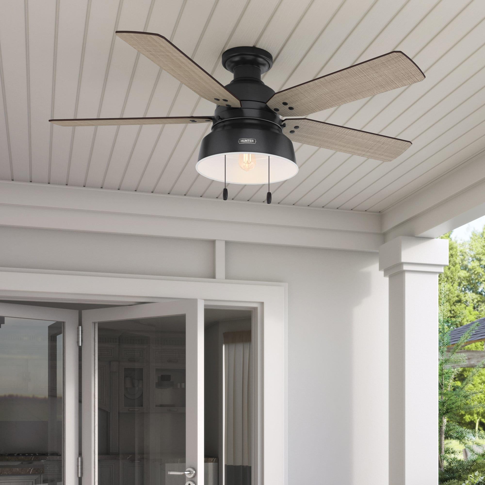 52" Mill Valley 5-Blade Outdoor Ceiling Fan with Light Kit