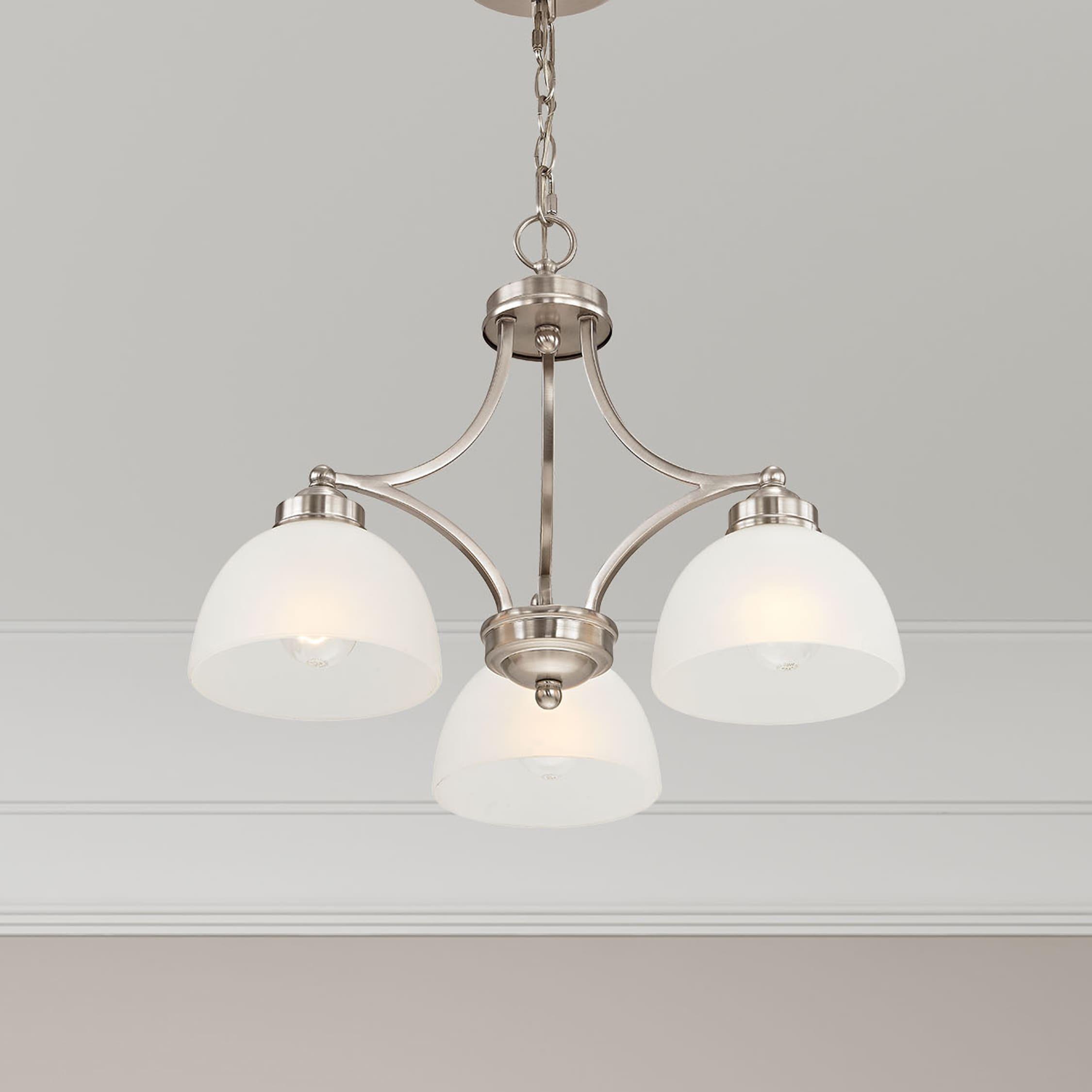 Livex Lighting Somerset 3 - Light Chandelier in  Brushed Nickel