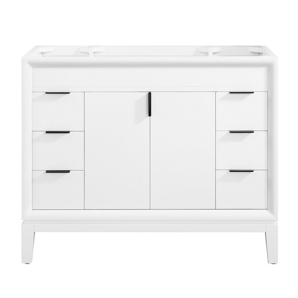 Avanity Emma-V42 Emma 42" Single Free Standing Wood Vanity Cabinet Only - White