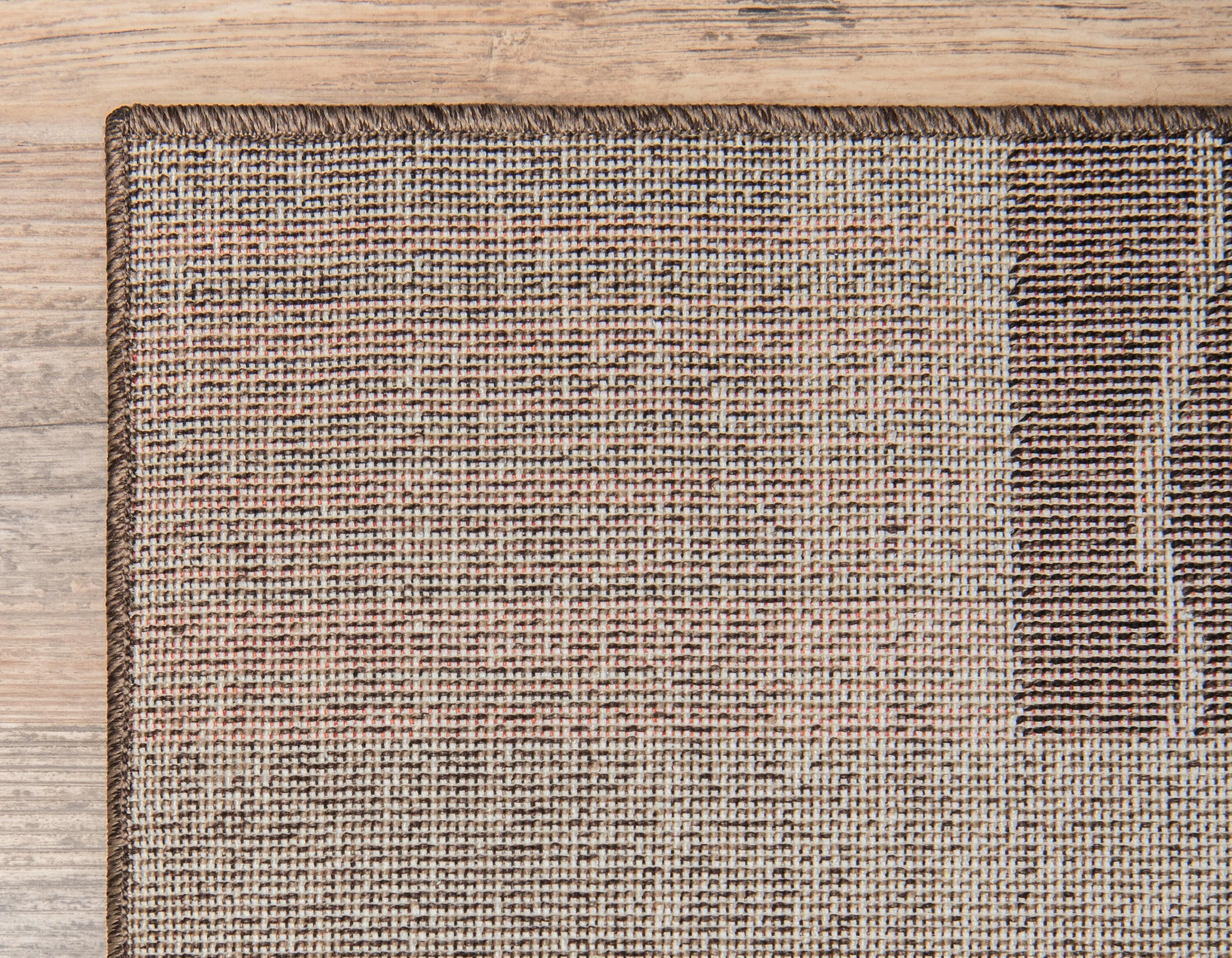 Unique Loom Del Mar Collection Area Rug - Sarah (2' 2" x 3' 1" Rectangle Dark Beige/Brown)