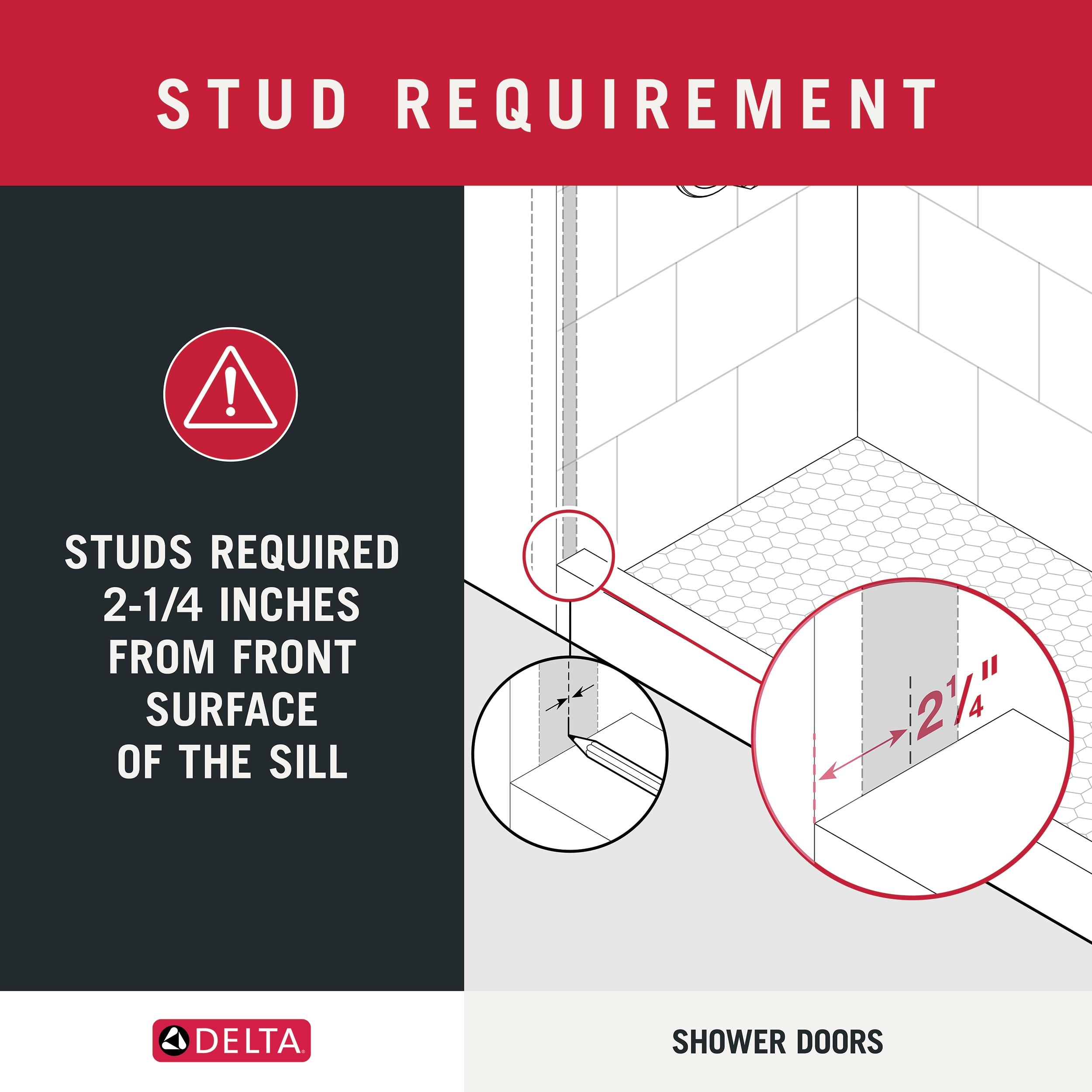 Delta Commix 48 in. x 76 in. Frameless Exposed Roller Sliding Shower Door in Black with 5/16 in. (8mm) Tempered Clear Glass, SDES848-MB-R