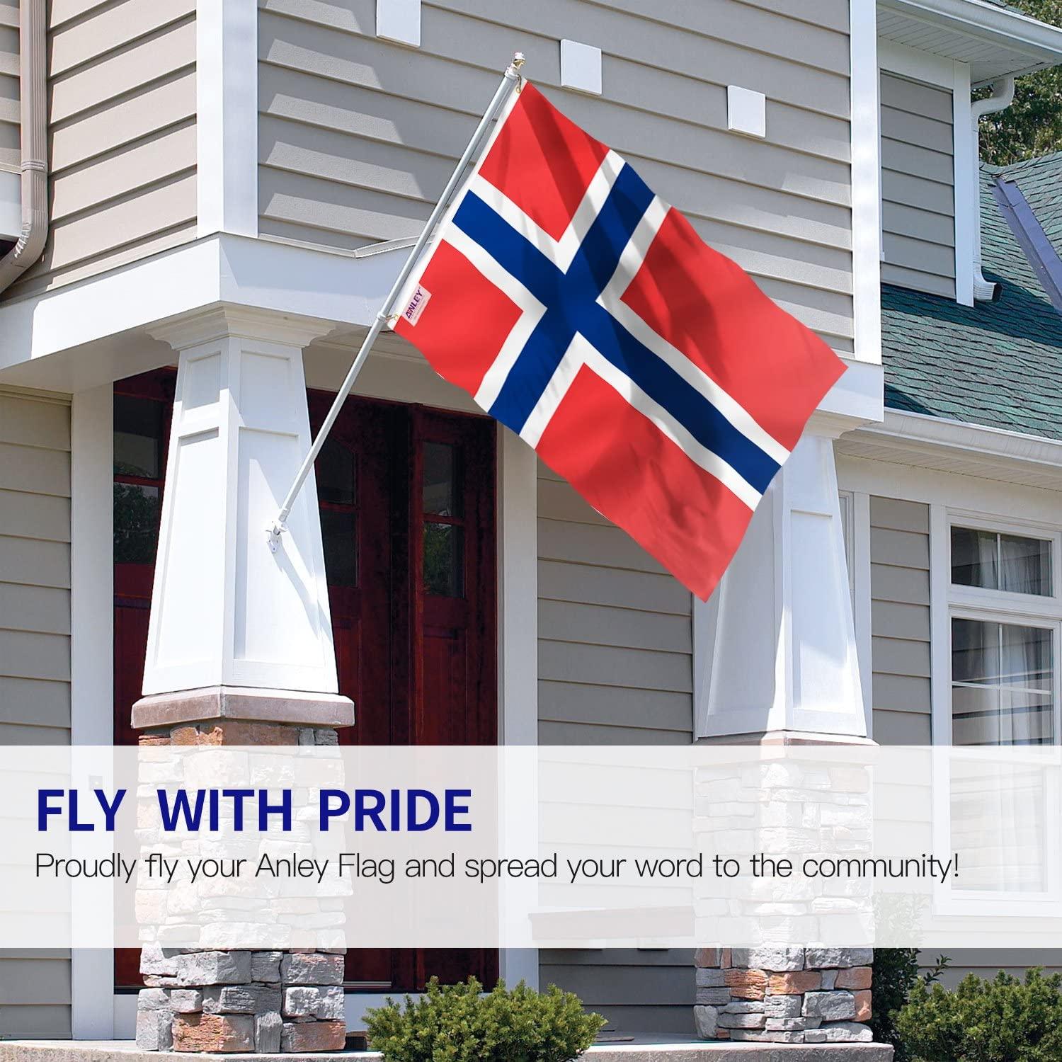 Norway 2-Sided Polyester 36 x 60 in. House Flag