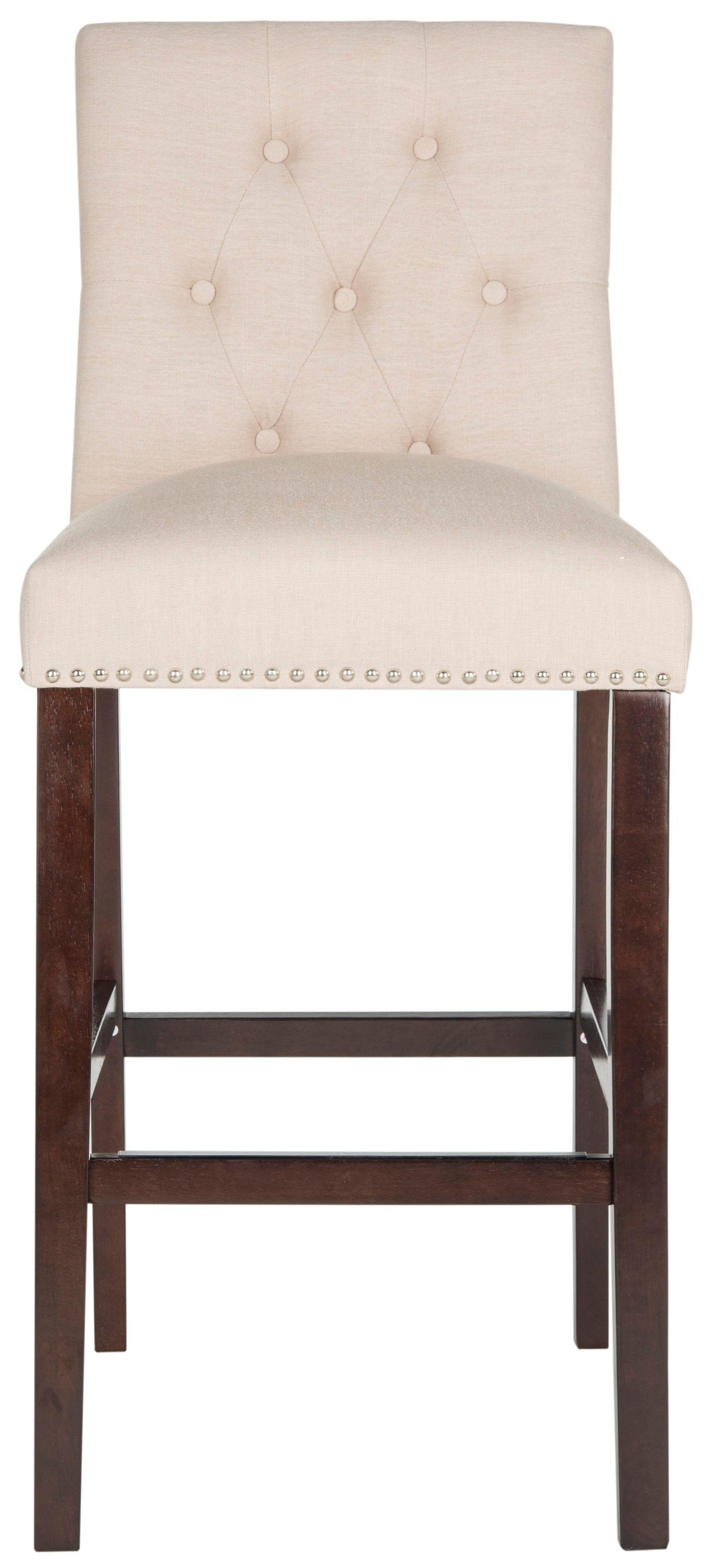 McLoud Upholstered Counter Stool with Solid Wood Frame