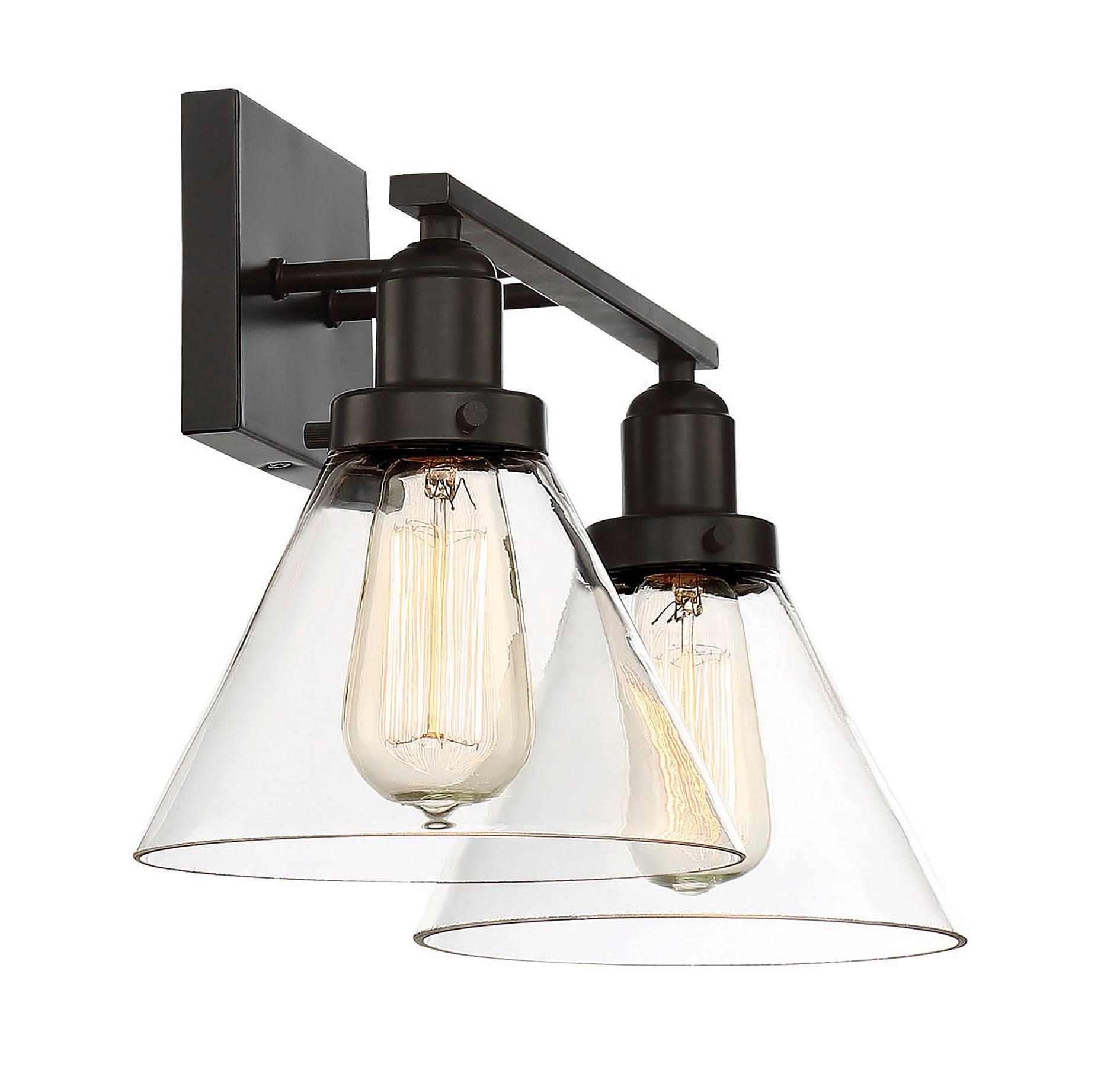 Savoy House Drake 2 - Light Vanity in  English Bronze