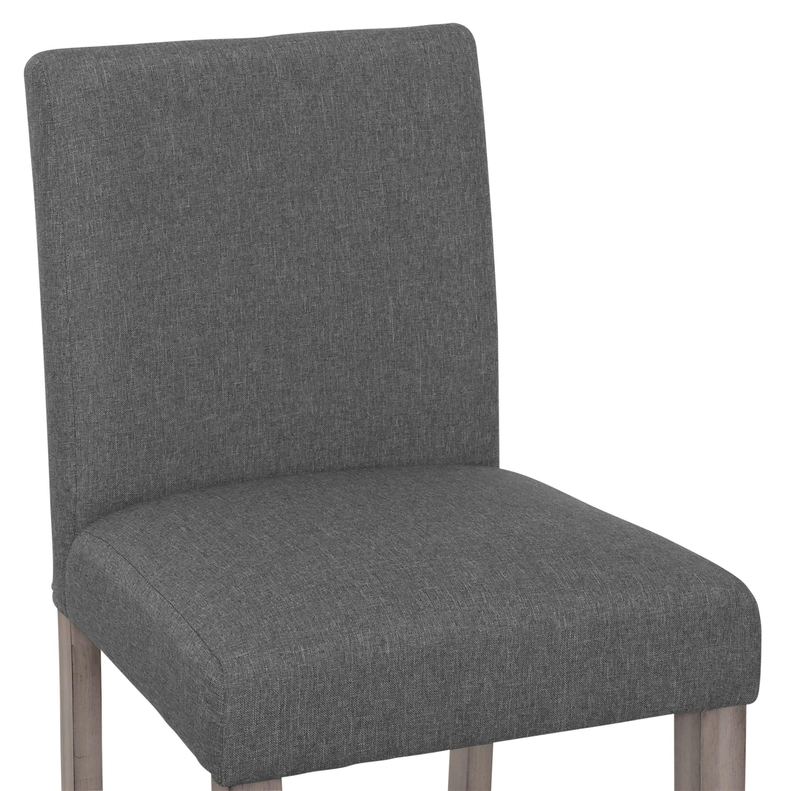 Laura Wooden Counter Height Barstool Gray - CorLiving