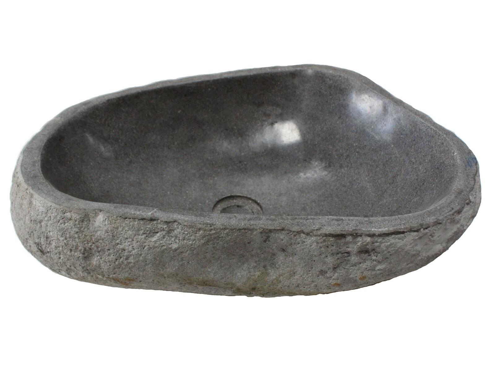 Eden Bath 20'' Gray Stone Specialty Bathroom Sink