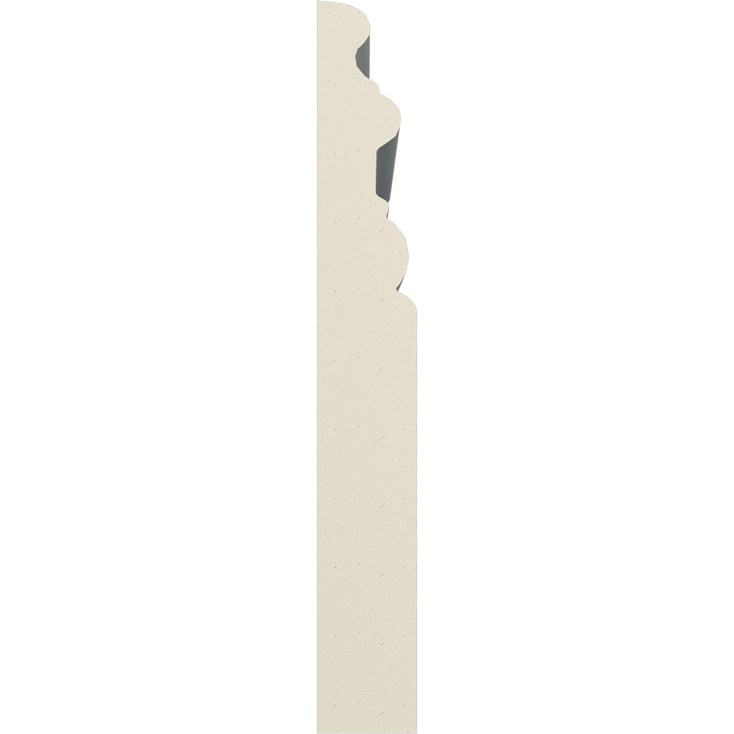 7 3/8"H x 1"P x 94 1/2"L Hillsborough Baseboard Moulding (8-Pack)