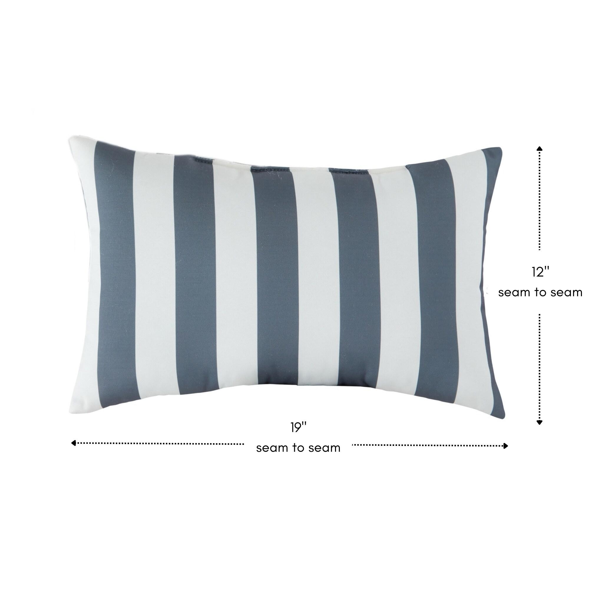 Indoor/Outdoor Reversible Throw Pillow