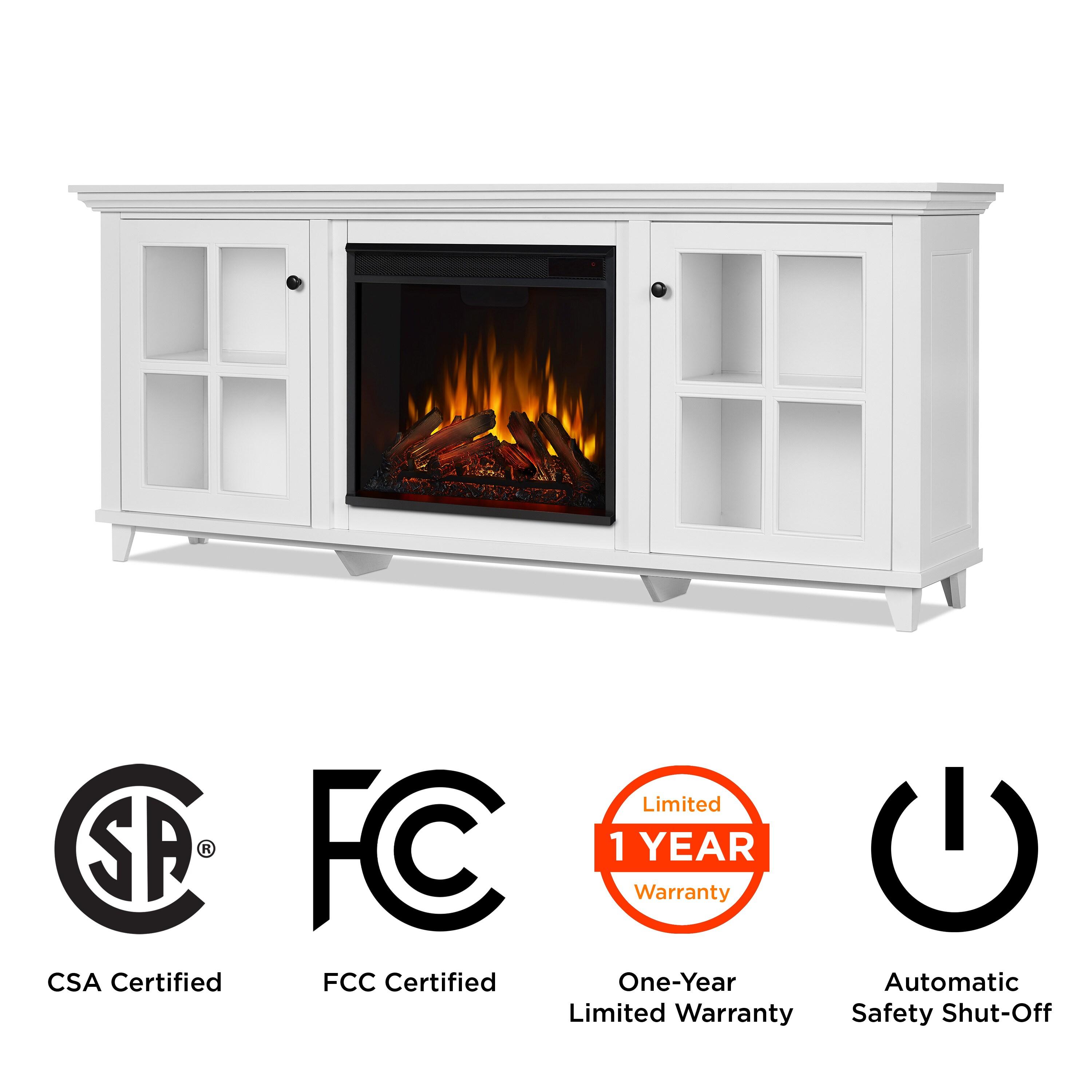 Real Flame Norwell 73" TV Stand with Electric Fireplace by Real Flame