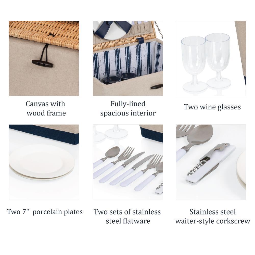 Picnic Time Boardwalk Picnic Basket - Picnic Service