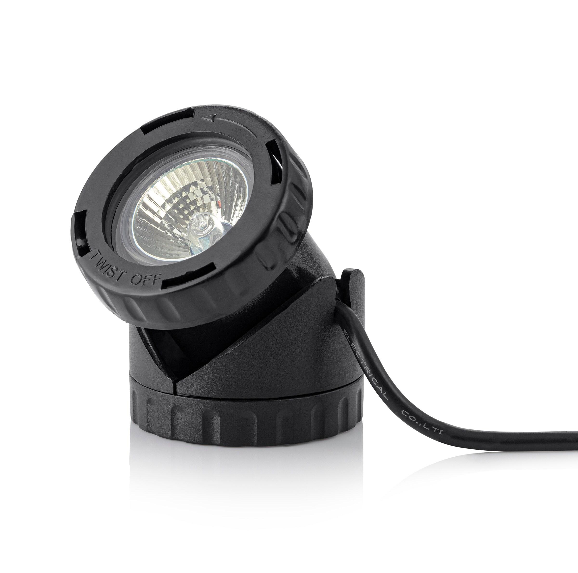 Black Cord Electric Integrated LED Spotlight