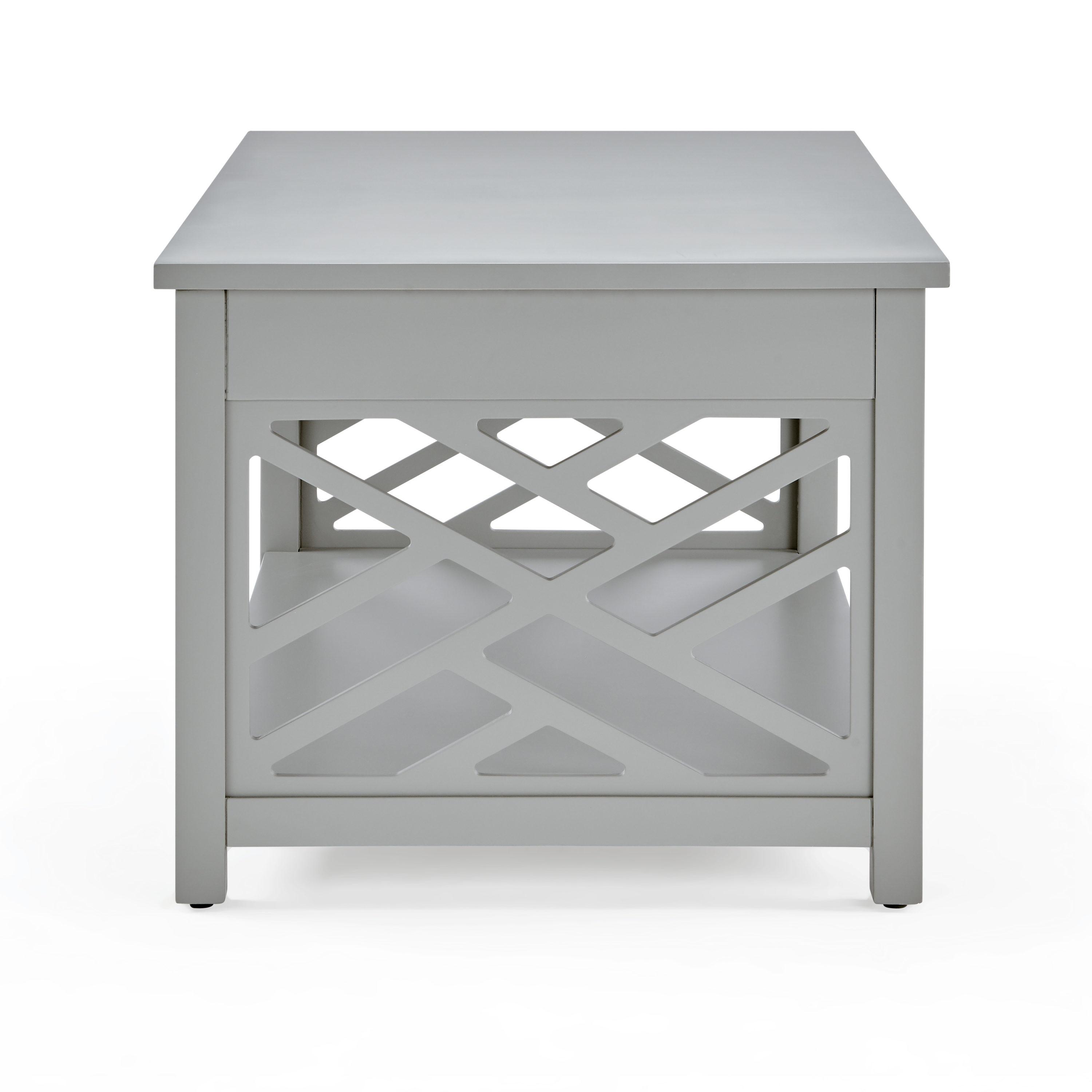 Coventry 36" Coffee Table and End Table with Tray, Set of 2