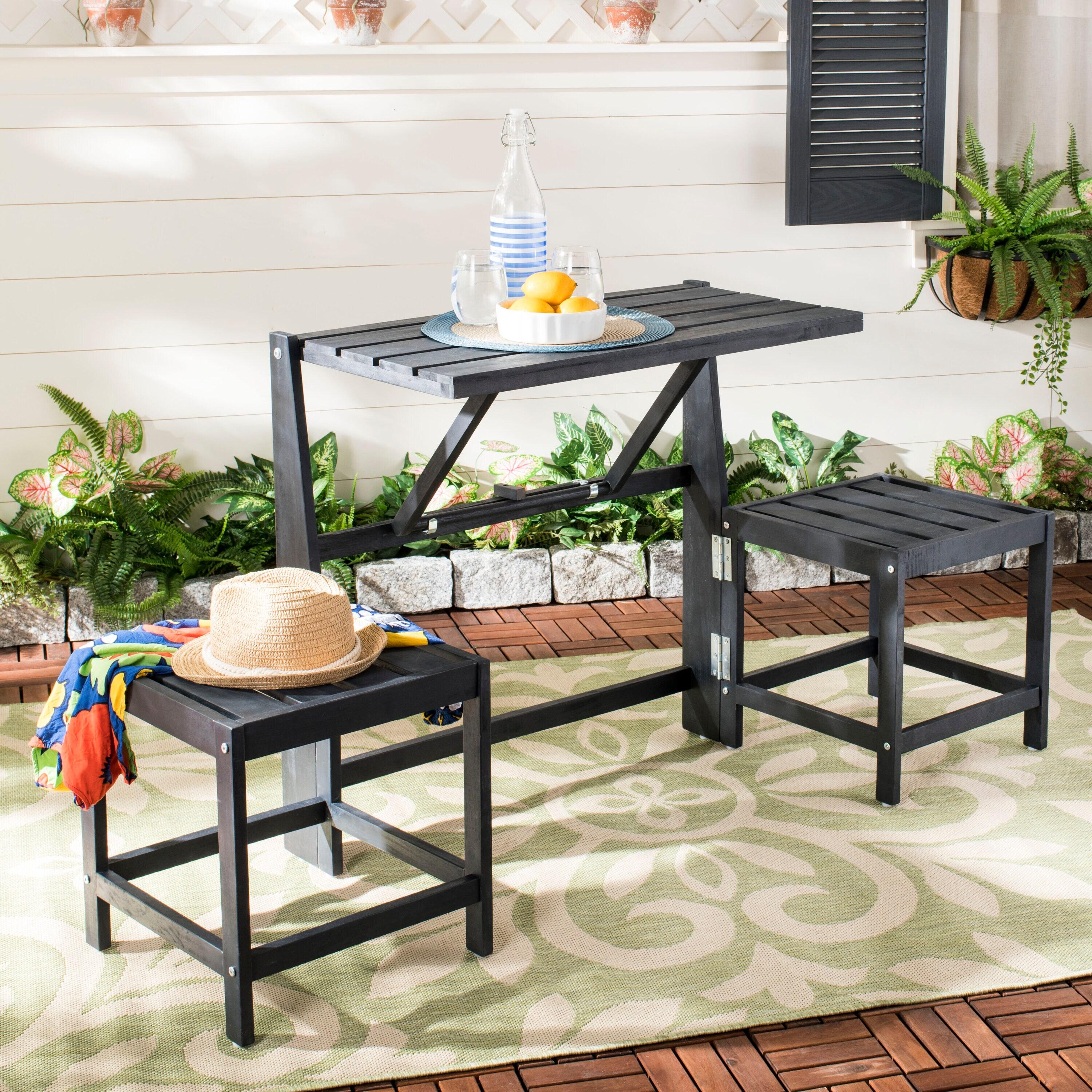 Belamy Transformer Bench - Outdoor - PAT6752 - Dark Slate Gray - Safavieh