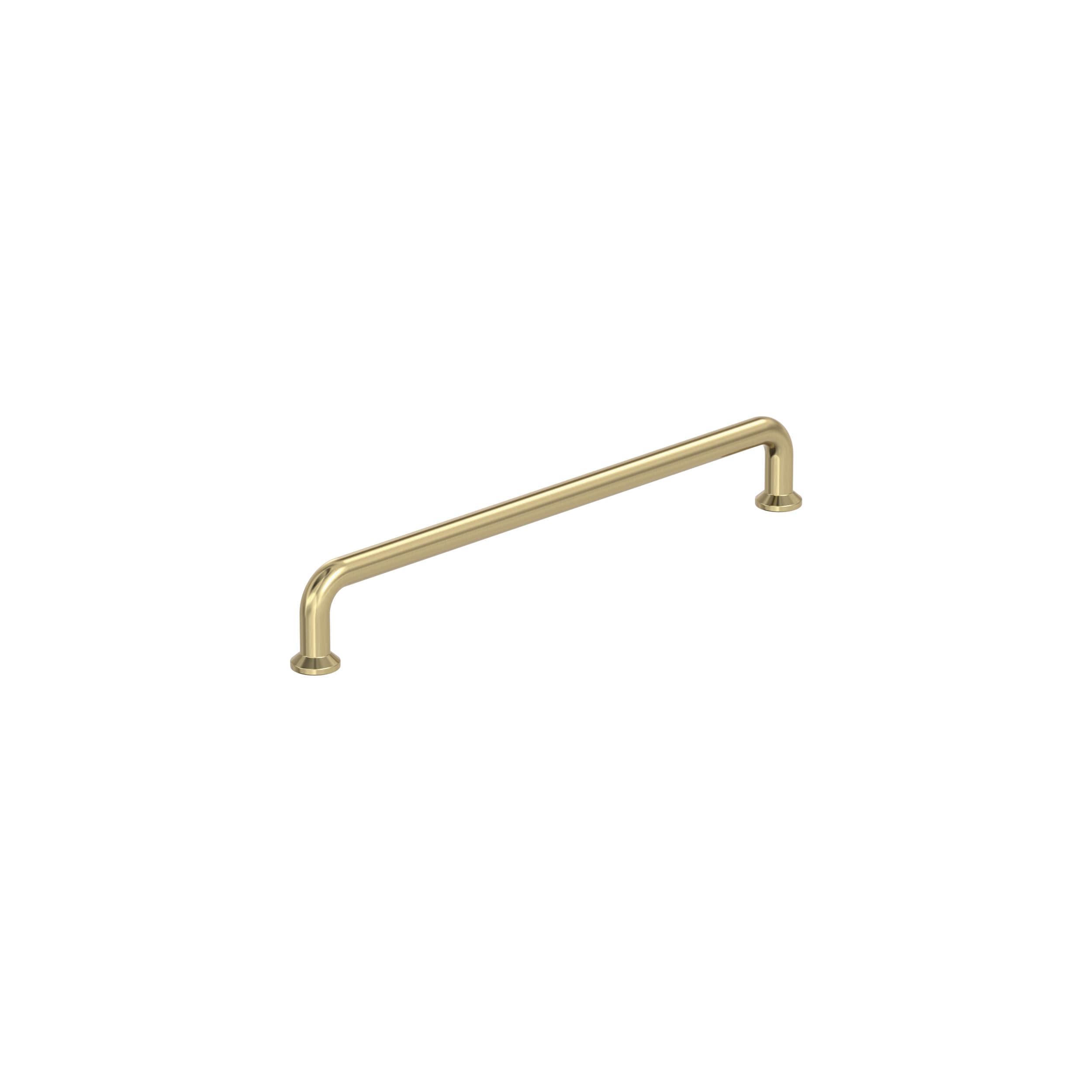 Amerock Factor 7-9/16 inch (192mm) Center-to-Center Golden Champagne Cabinet Pull