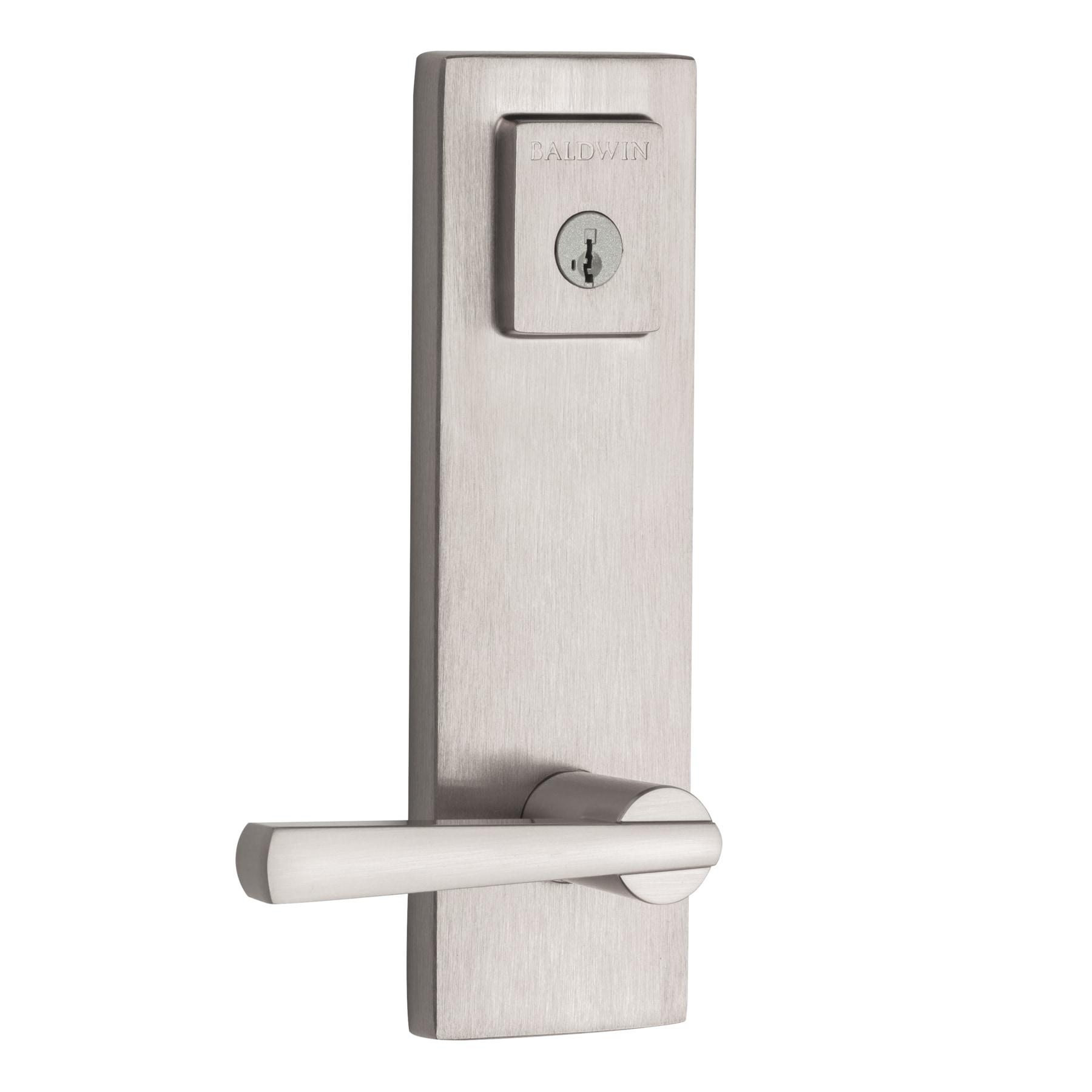 183SPExSPL SQR 15 SMT RCAL RCS CP Spyglass Entrance with Spyglass - Satin Nickel