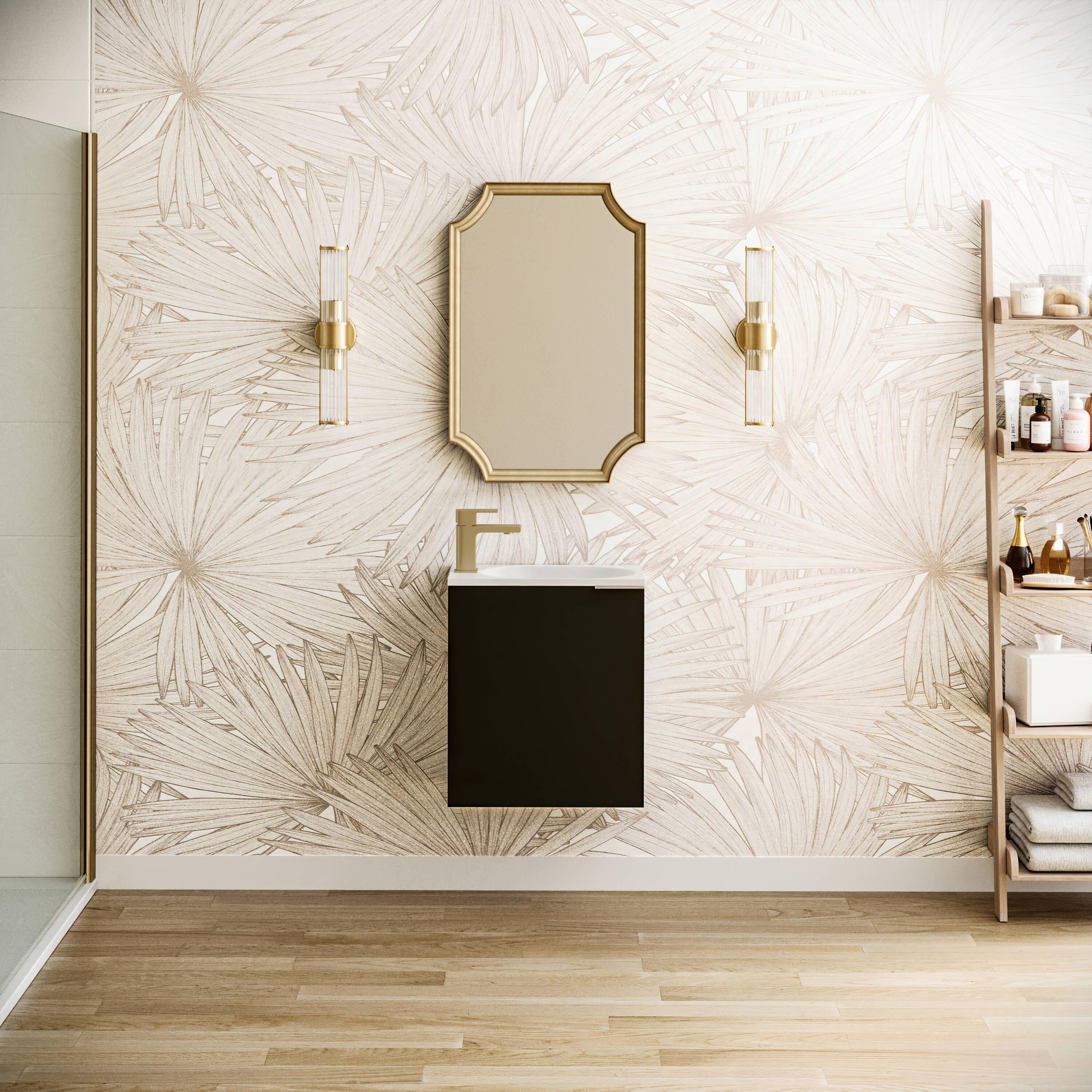 Valencia 20" Wall Mount Single Sink Bathroom Vanity with Top and Sink (Faucet Not Included)