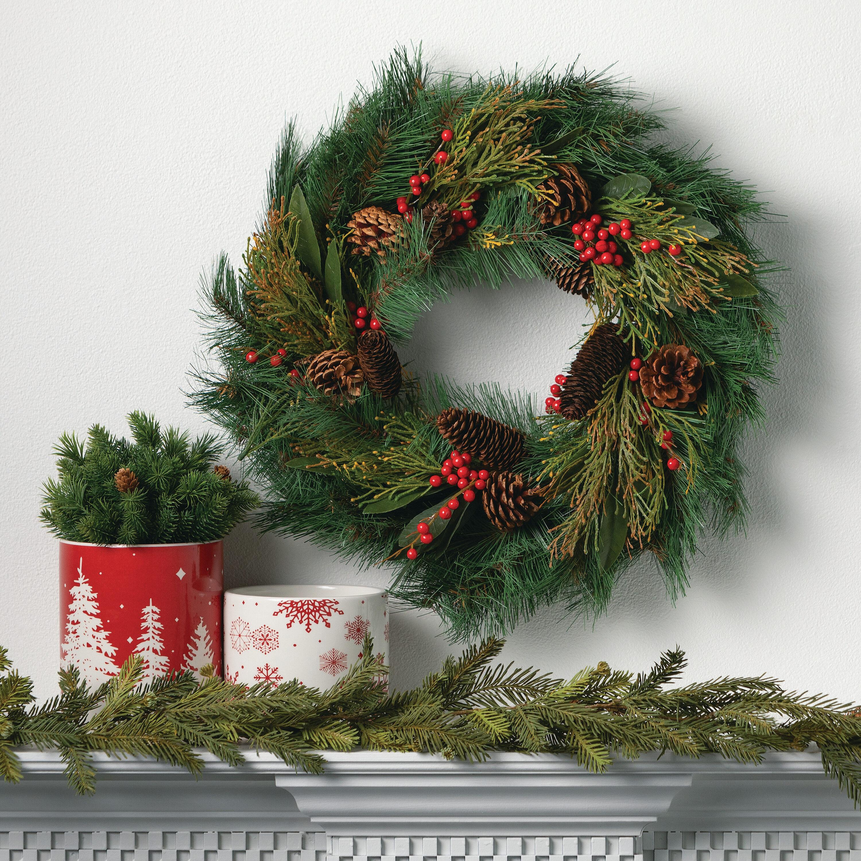Sullivans 72" Artificial Alpine Fir Garland, Green