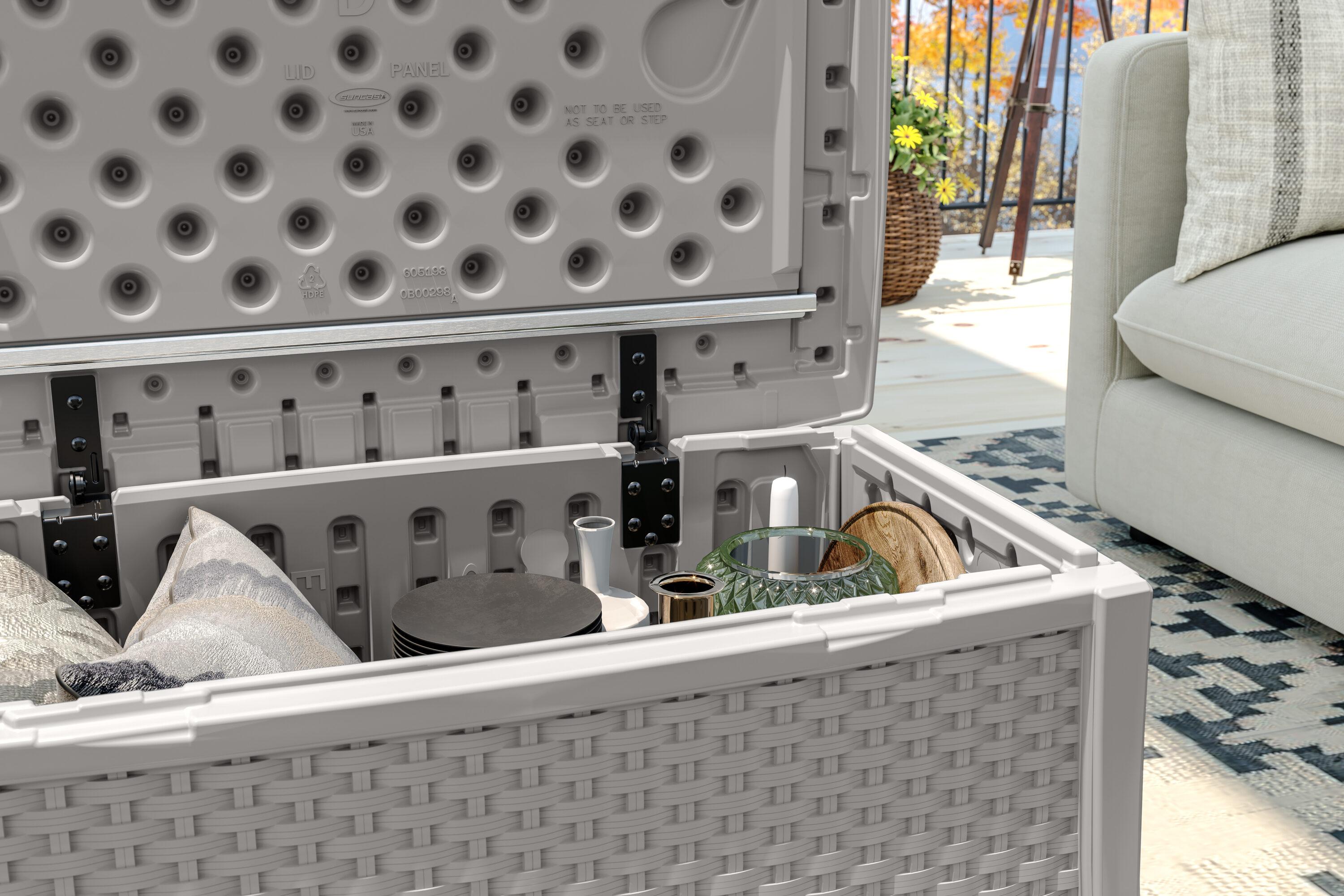 Suncast Rectangular Resin Outdoor Coffee Table