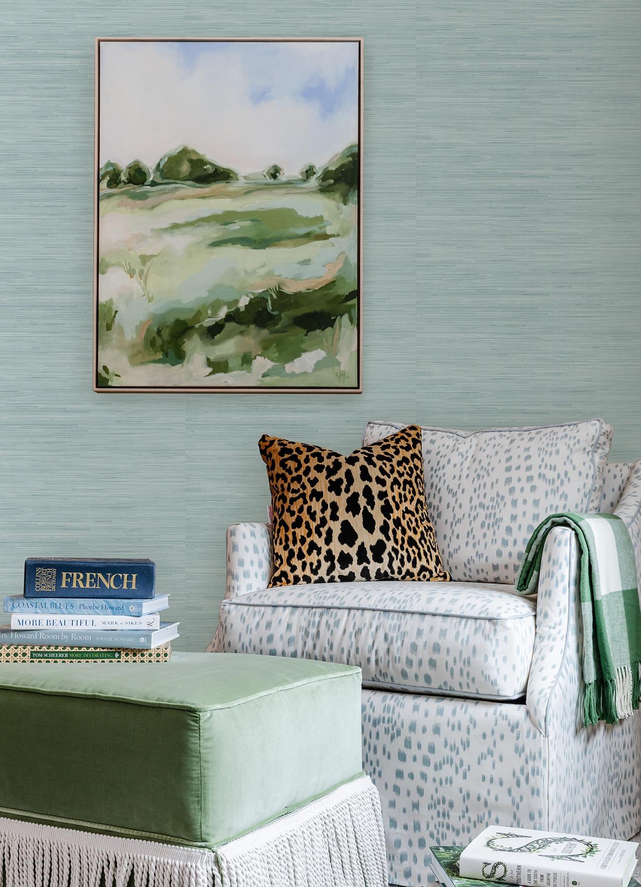 18 ft x 20.5 in x 0.025 in Grasscloth Peel and Stick Wallpaper Roll