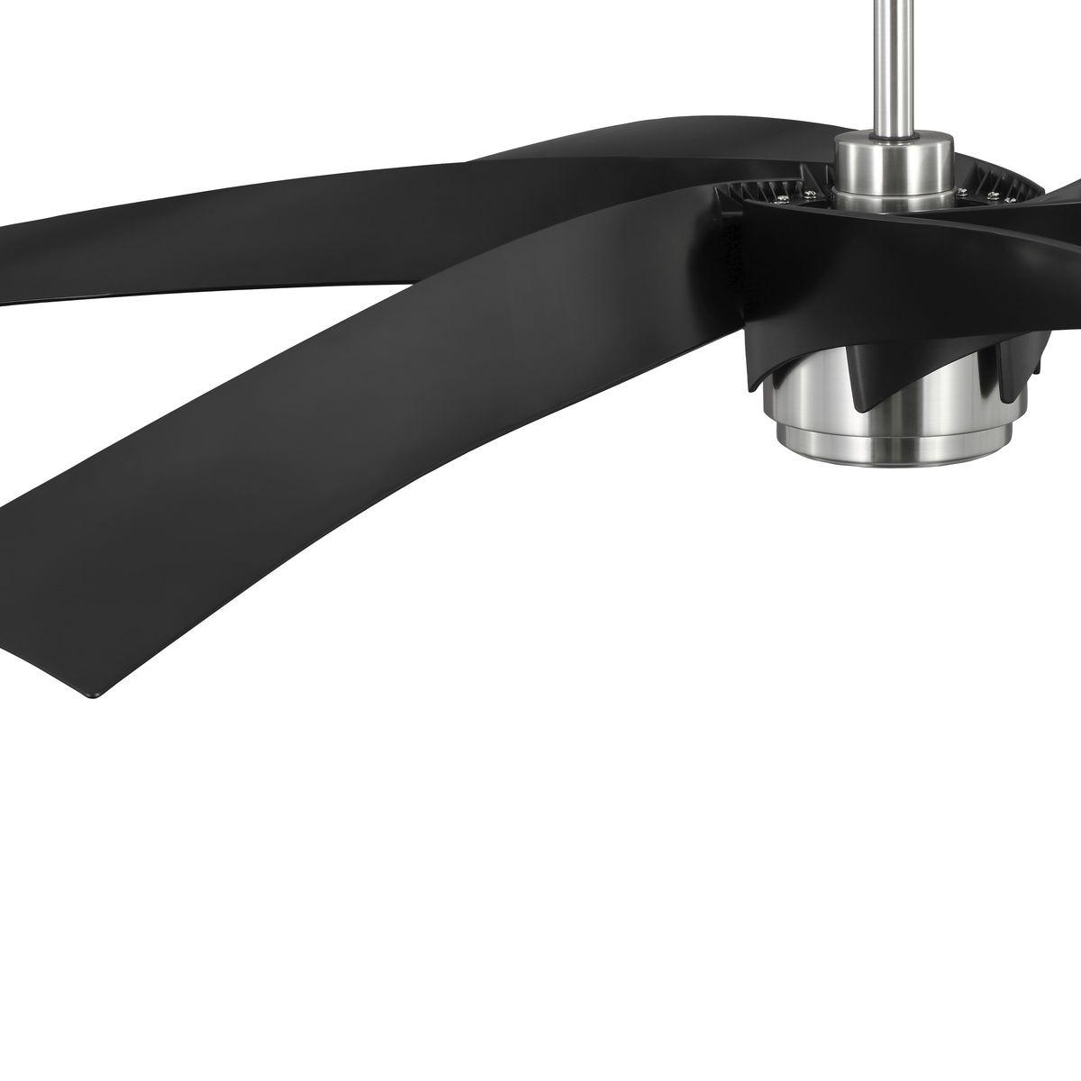 P250108-009-30-Progress Lighting-Insigna - 6 Blade Ceiling Fan with Light Kit In Contemporary Style-14.75 Inches Tall and 72 Inches Wide-Brushed