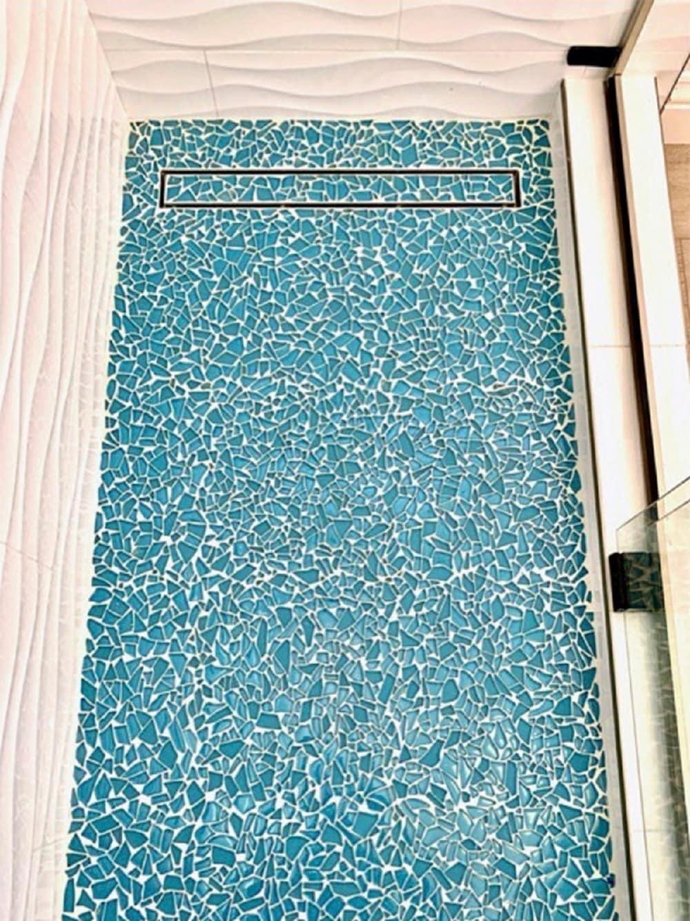 Glass Pebbles Mosaic Wall & Floor Tile