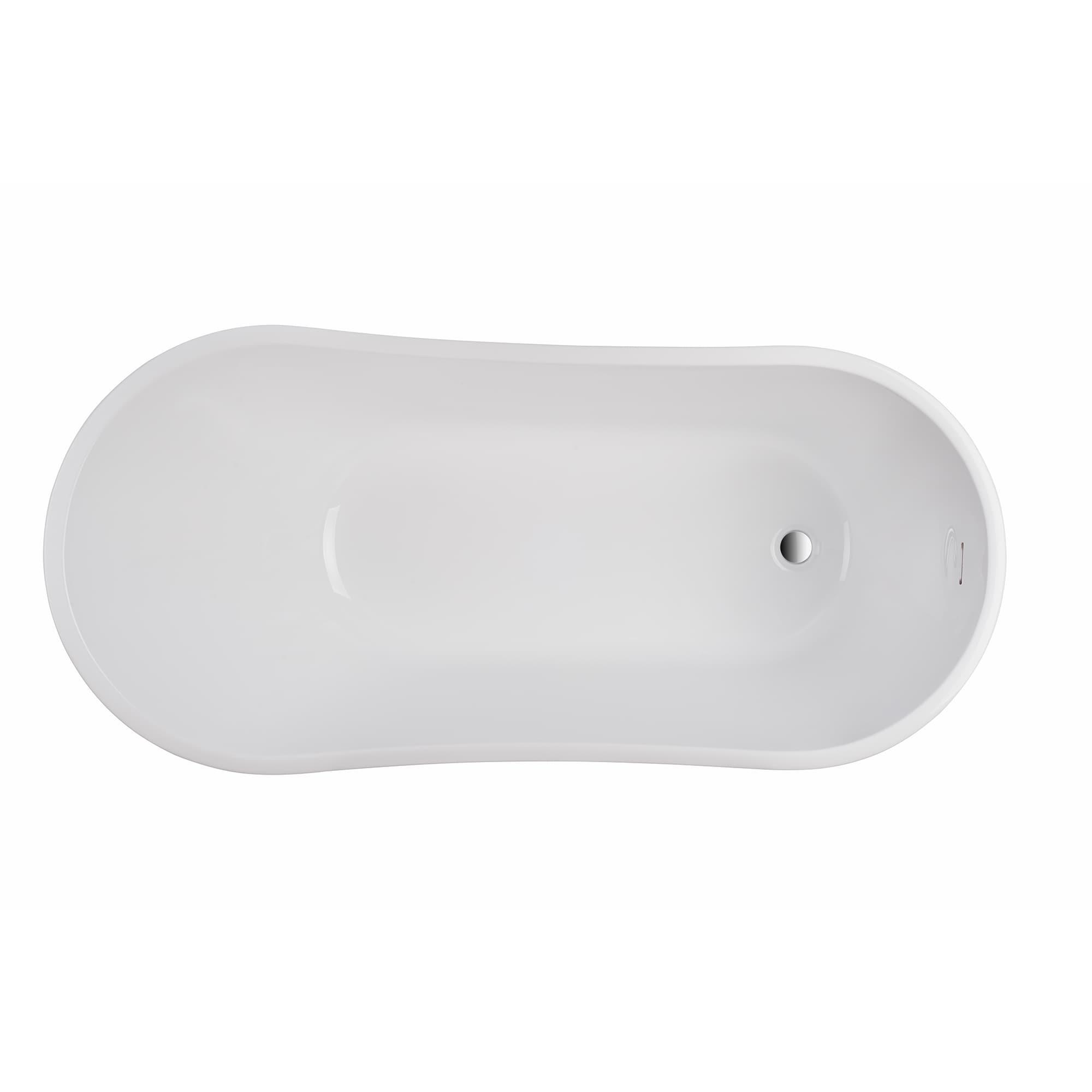Amara Acrylic Freestanding Soaking Bathtub