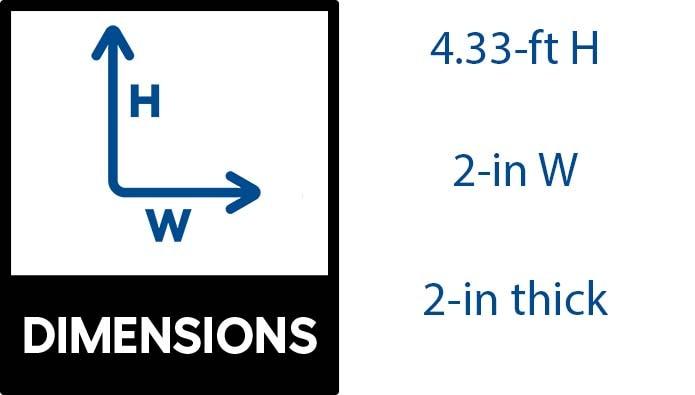 Fortress Building Products Versai Fortress Building Products Gloss Black Metal Line Post