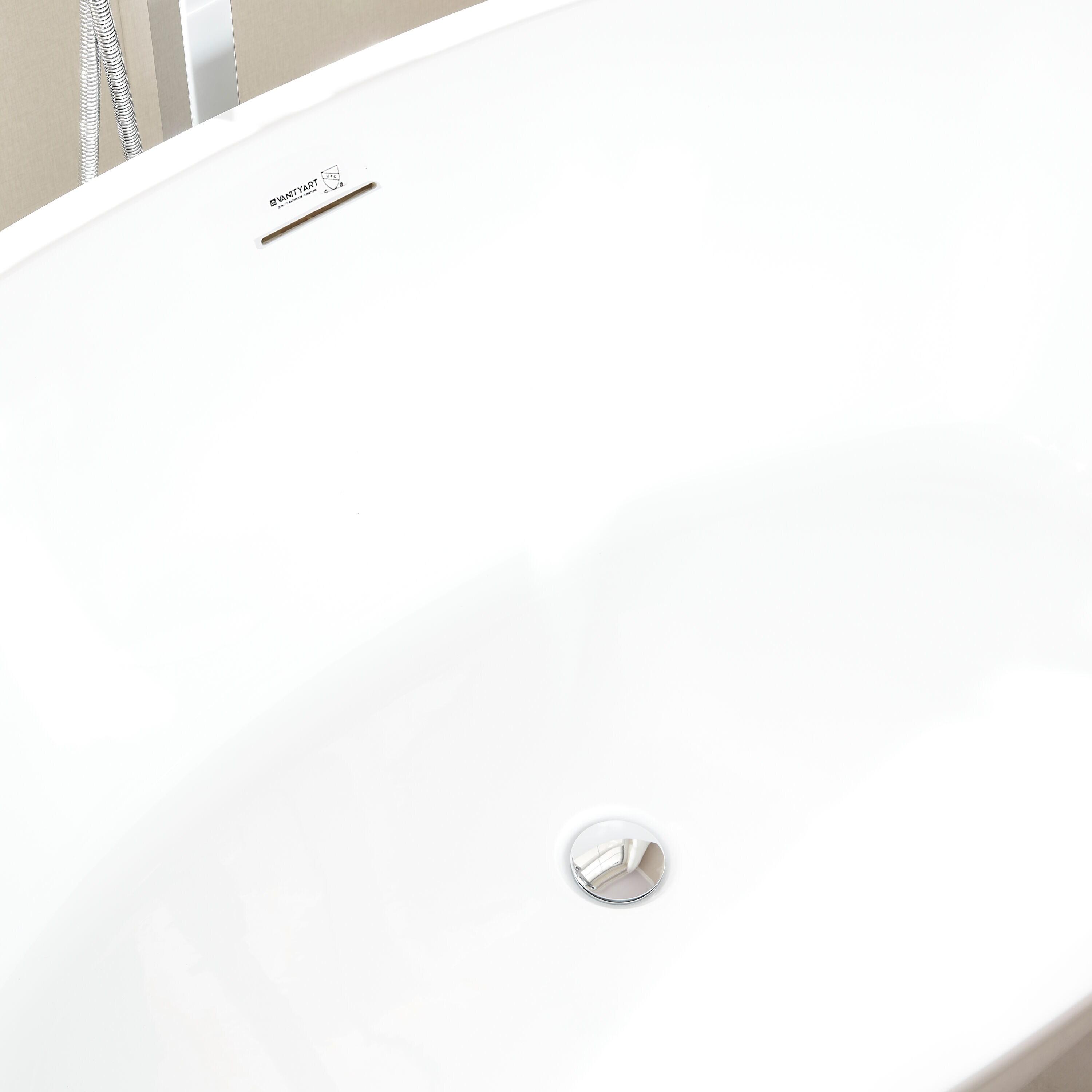 Freestanding Soaking Acrylic Bathtub