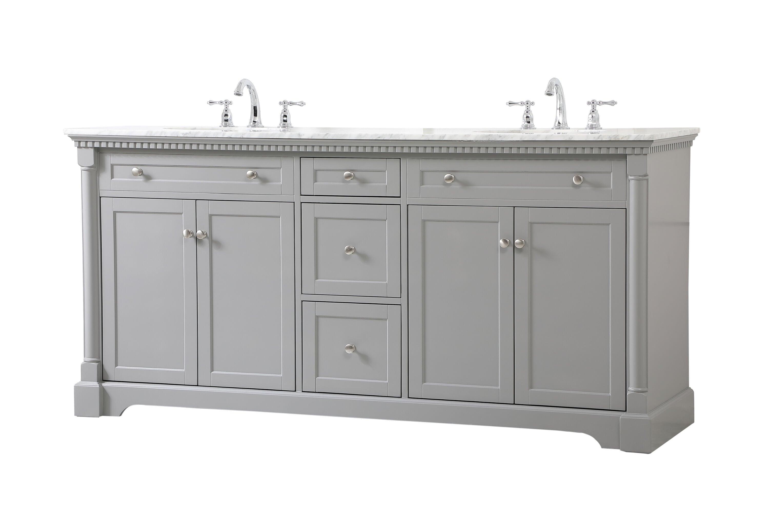 Elegant Kitchen and Bath Elegant Kitchen and Bath Double Bathroom Vanity