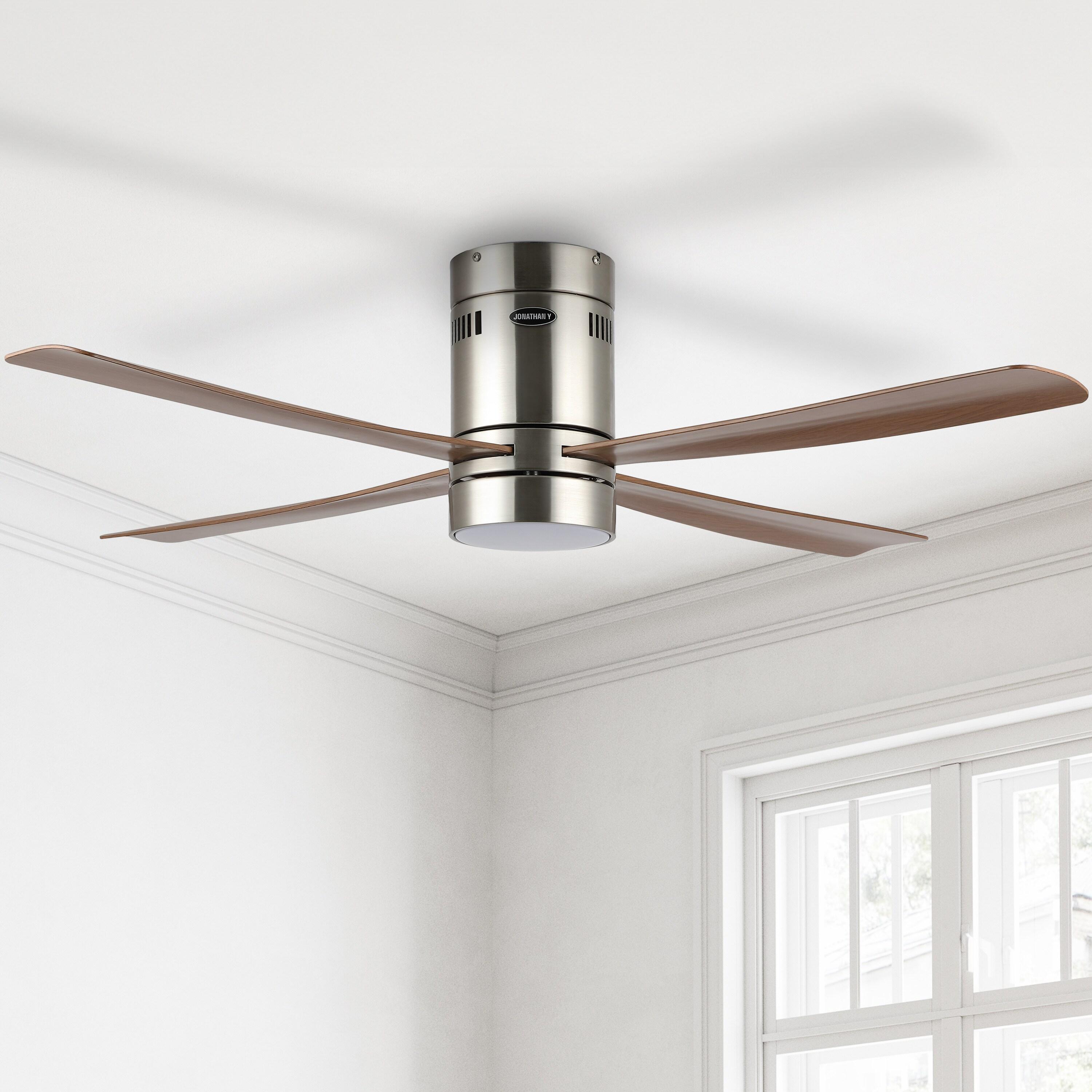 Jonathan Y Theo 52'' Ceiling Fan with LED Lights