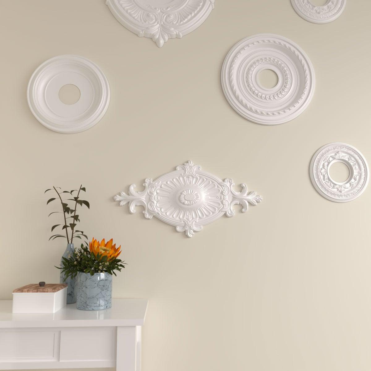 Rose and Ribbon Ceiling Medallion