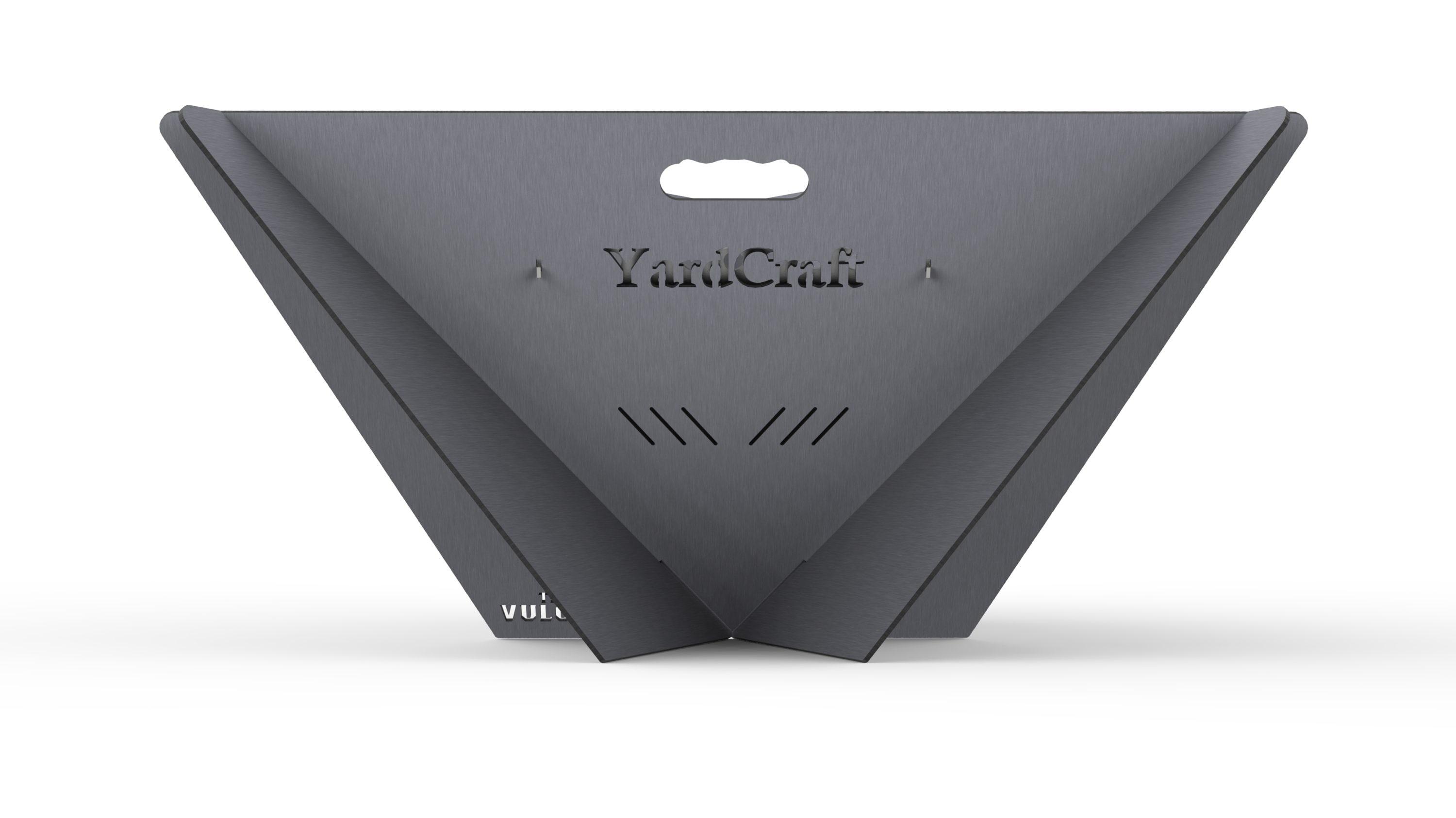 The Vulcan Steel Fire Pit Steel Charcoal/Wood Fire pit