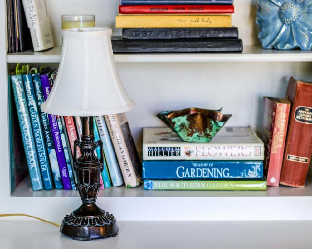 Cloth & Wire  Slant Bell Softback Lampshade with Bulb Clip, White