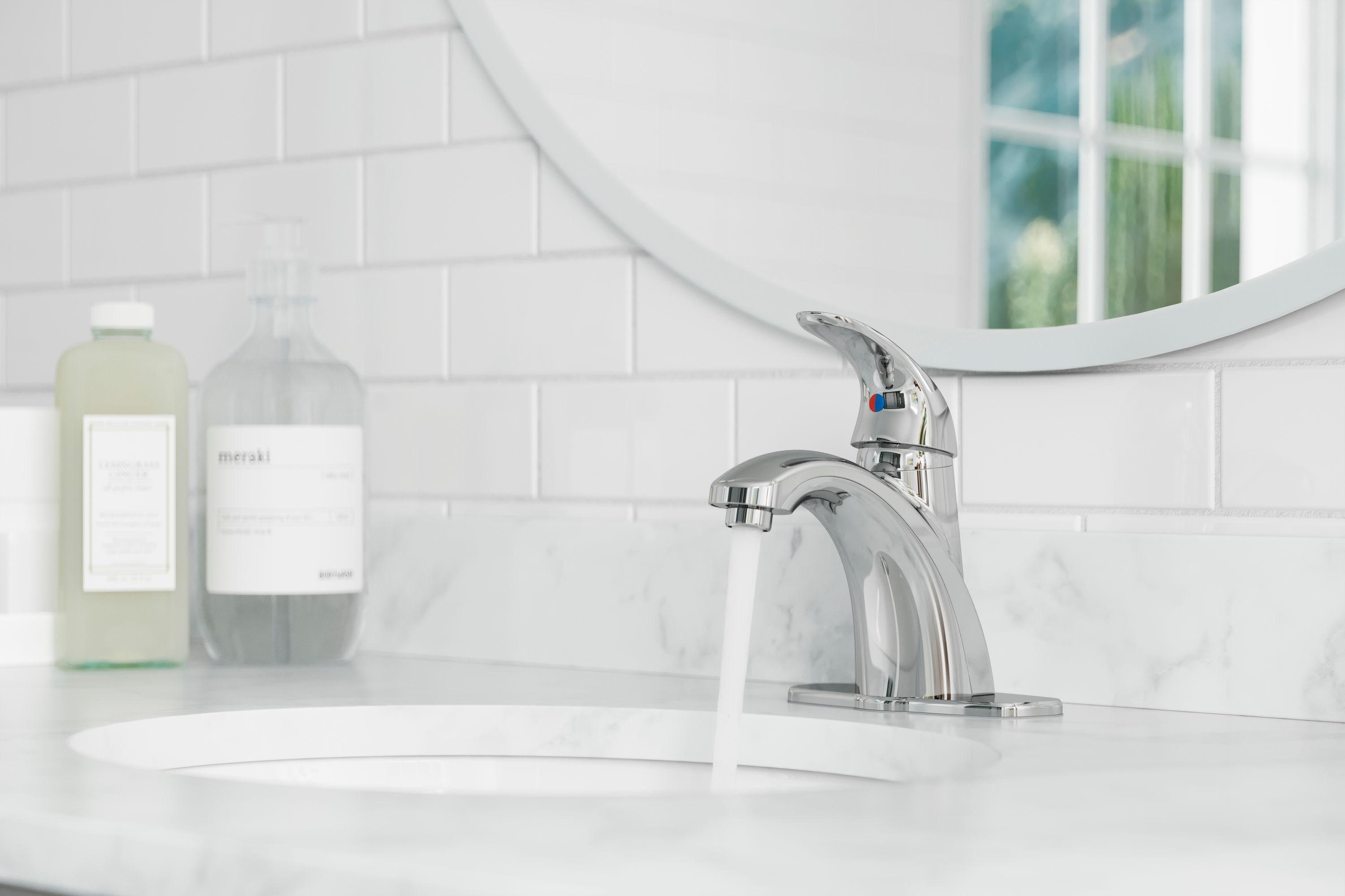 Pfister LF-042-PRCC Parisa Single Hole Bathroom Faucet with Drain Assembly