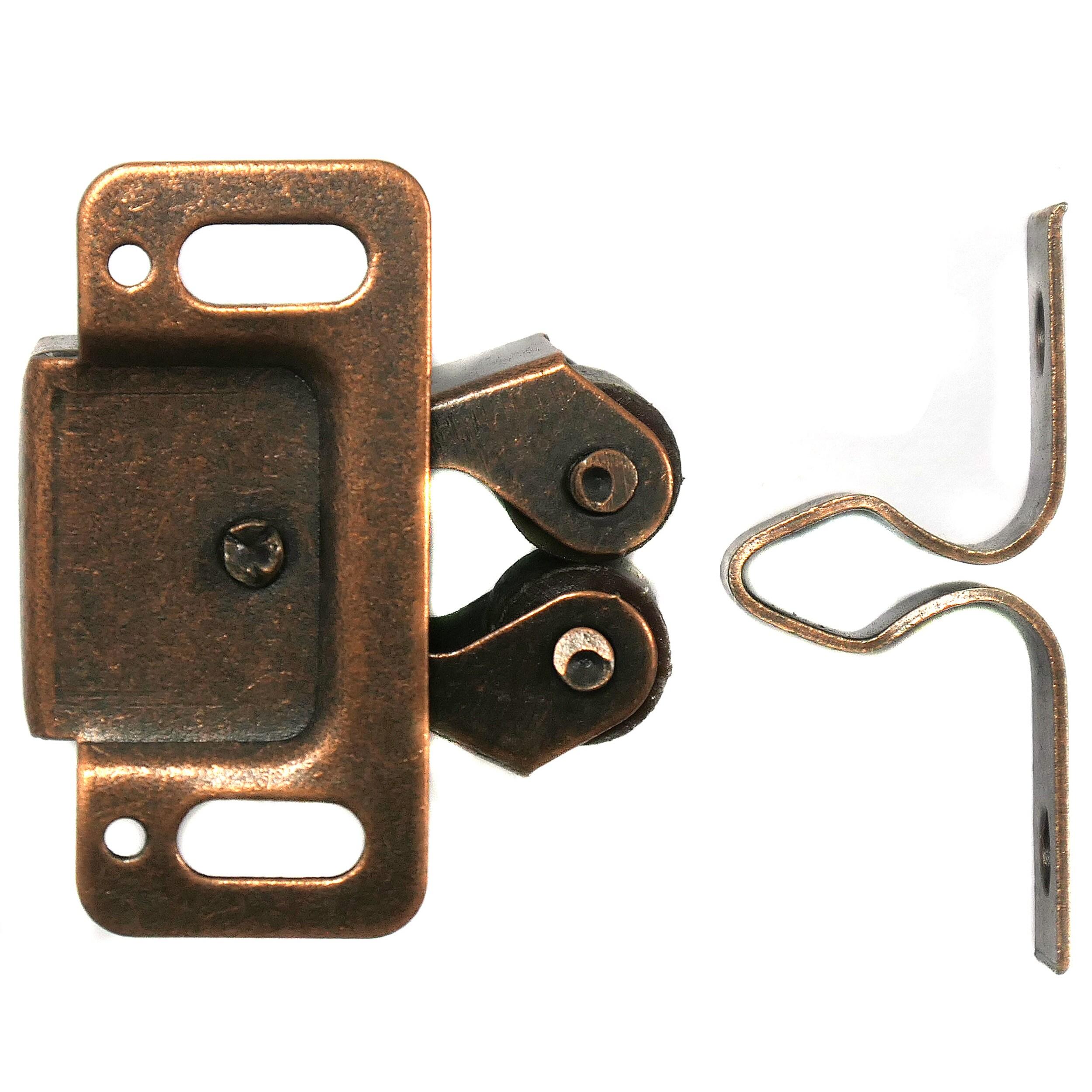 Brown Steel Roller Catch Cabinet Latch (25-Pack)