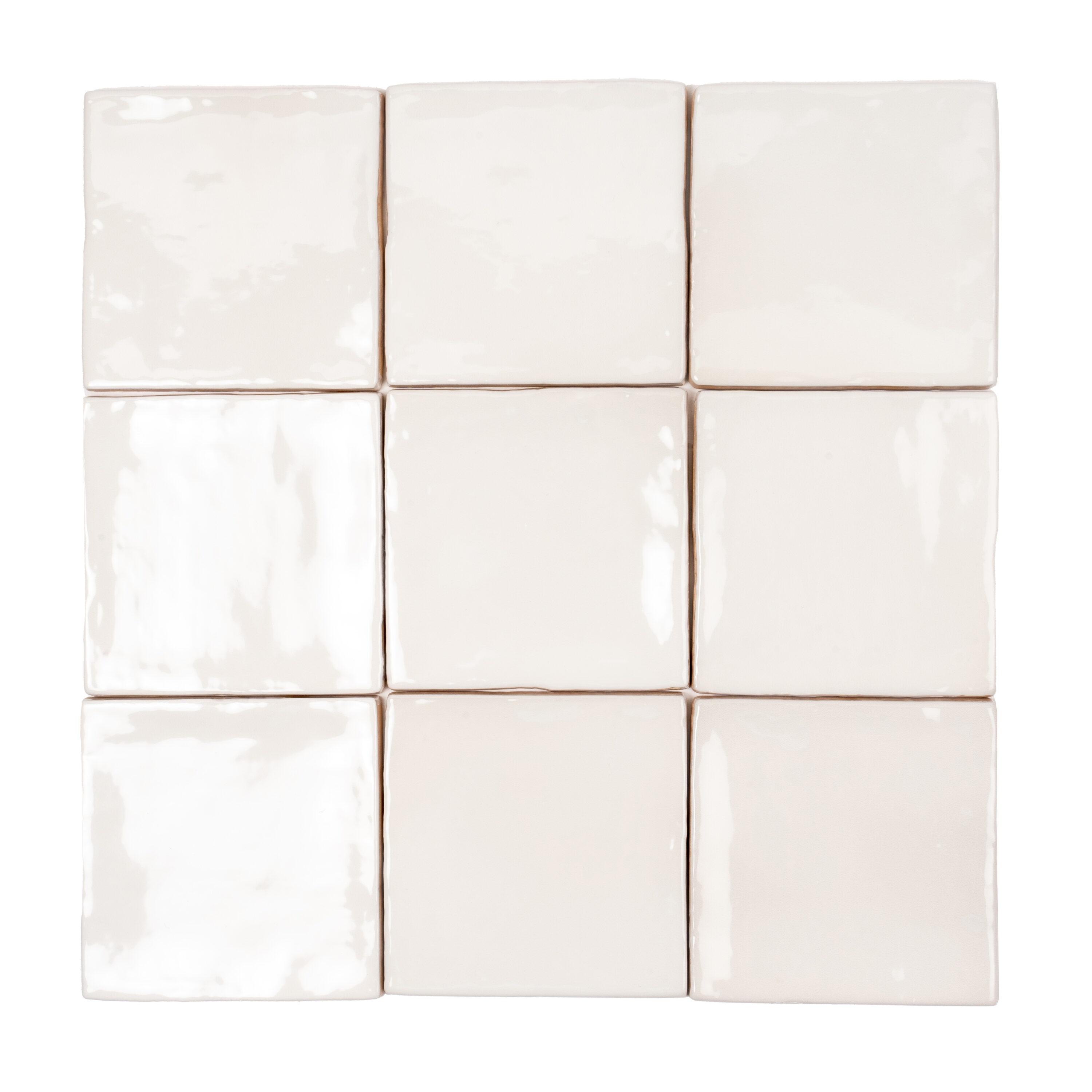 Apollo Tile Silken 3.94 in. x 3.94 in. Glossy Ceramic Square Wall and Floor Tile (6.48 sq. ft./case) (60-pack)