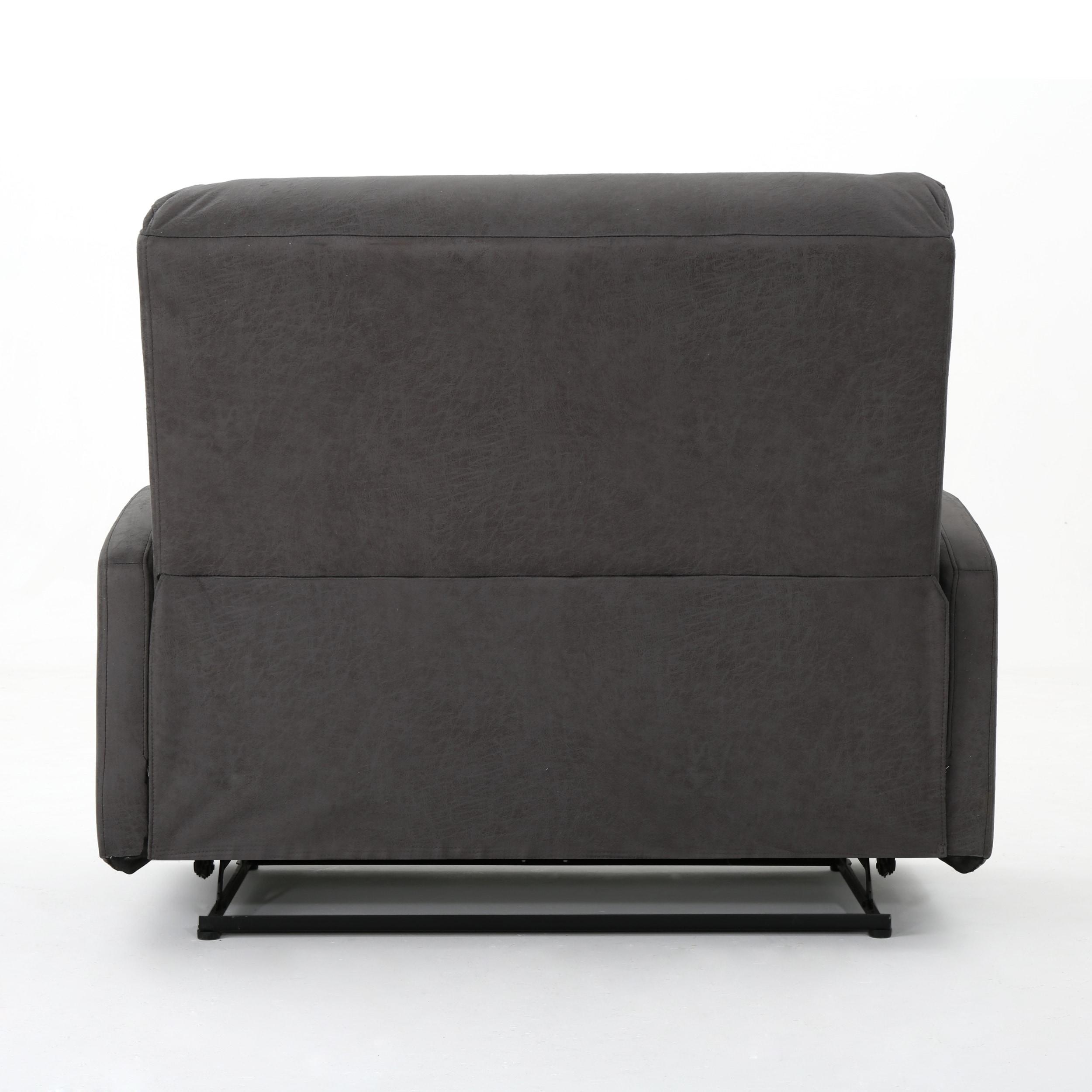 Halima 2-Seater Recliner - Slate - Christopher Knight Home: Upholstered Polyester, Hardwood Frame, 500lb Capacity