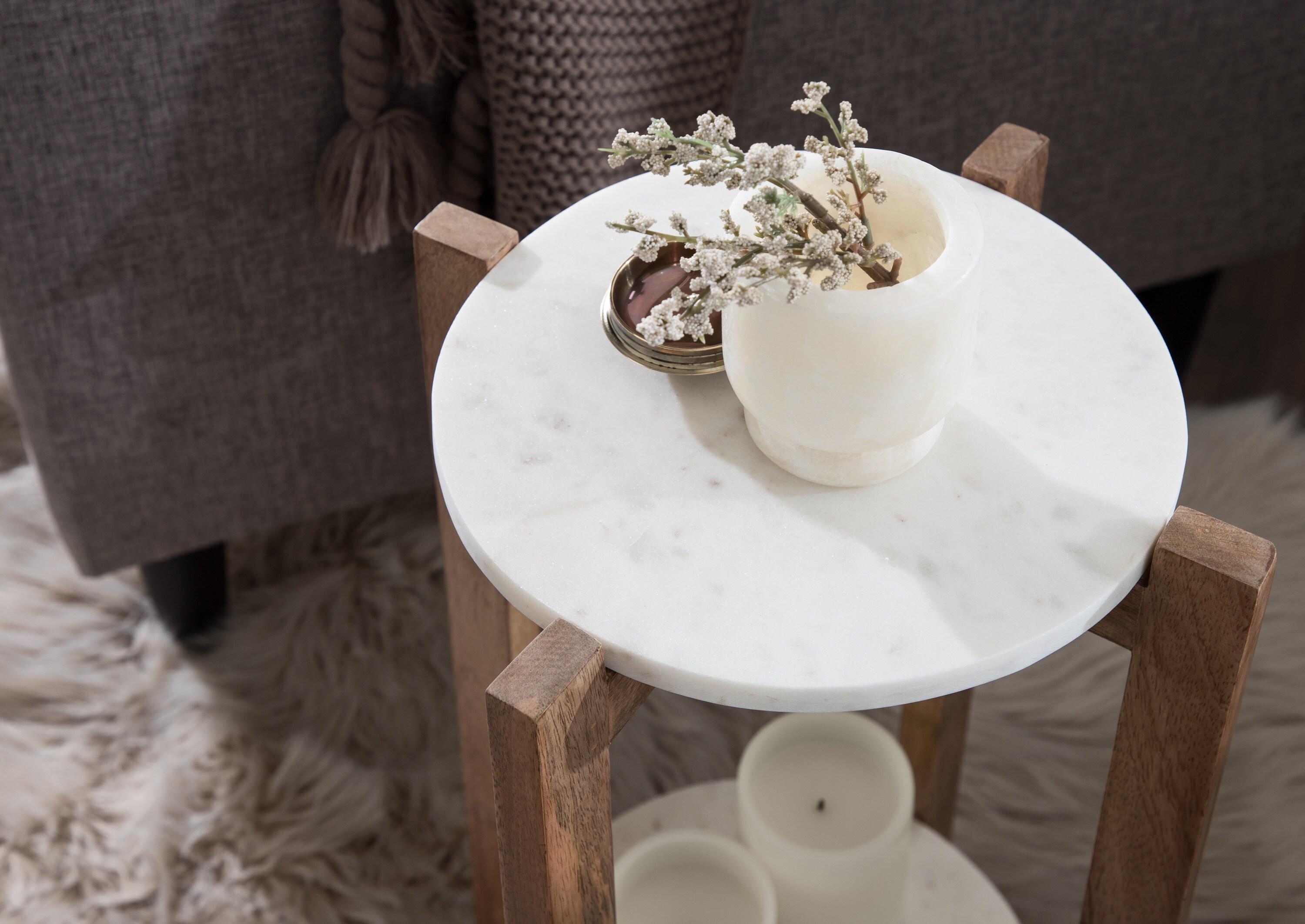 Kate and Laurel Moxley Square Wood Tea Table, 12x12x24, Natural