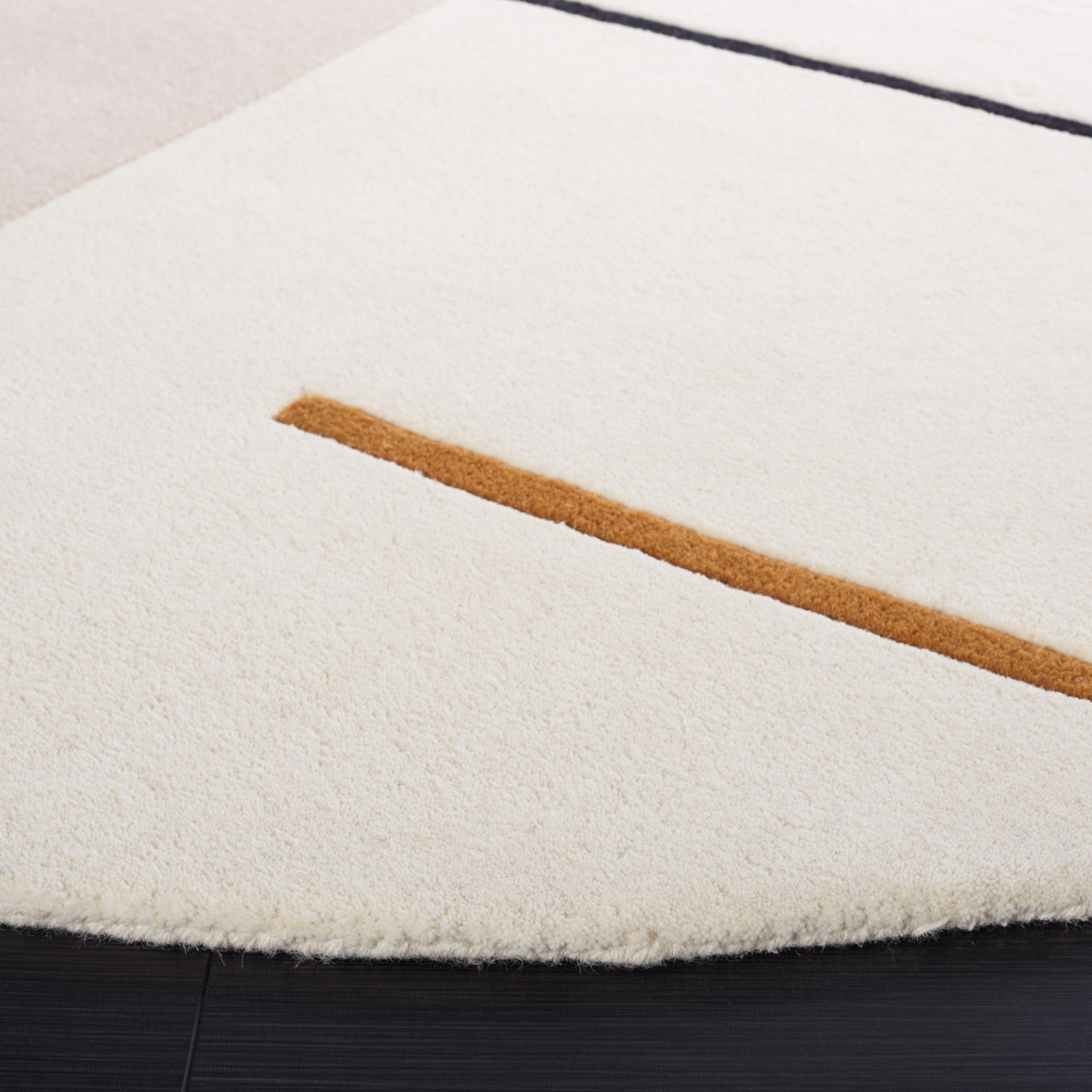 Fifth Avenue FTV110 Hand Tufted Area Rug - Ivory/Black - 3' round - Safavieh.