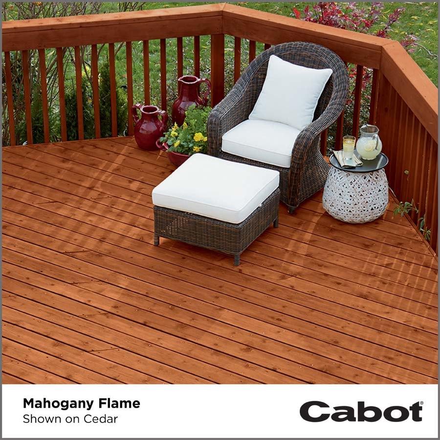 Cabot 1 Gallon Mahogany Flame Oil-Based Timber Protector