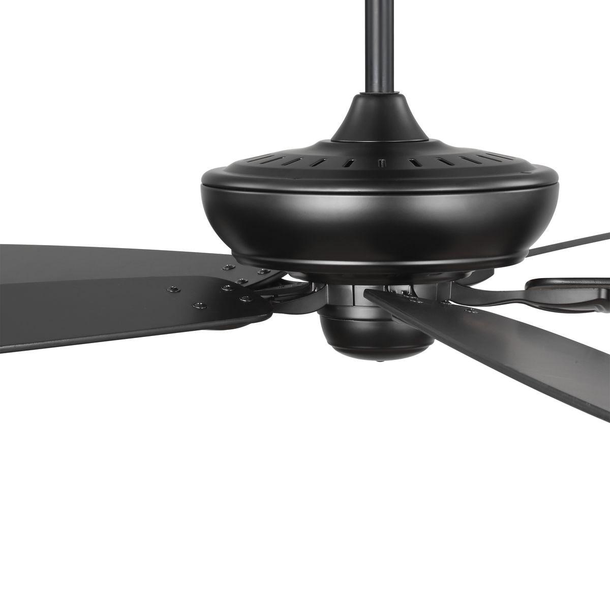 Kennedale Collection 72-Inch Five-Blade DC Motor Transitional Ceiling Fan Rustic Charcoal/Matte Black