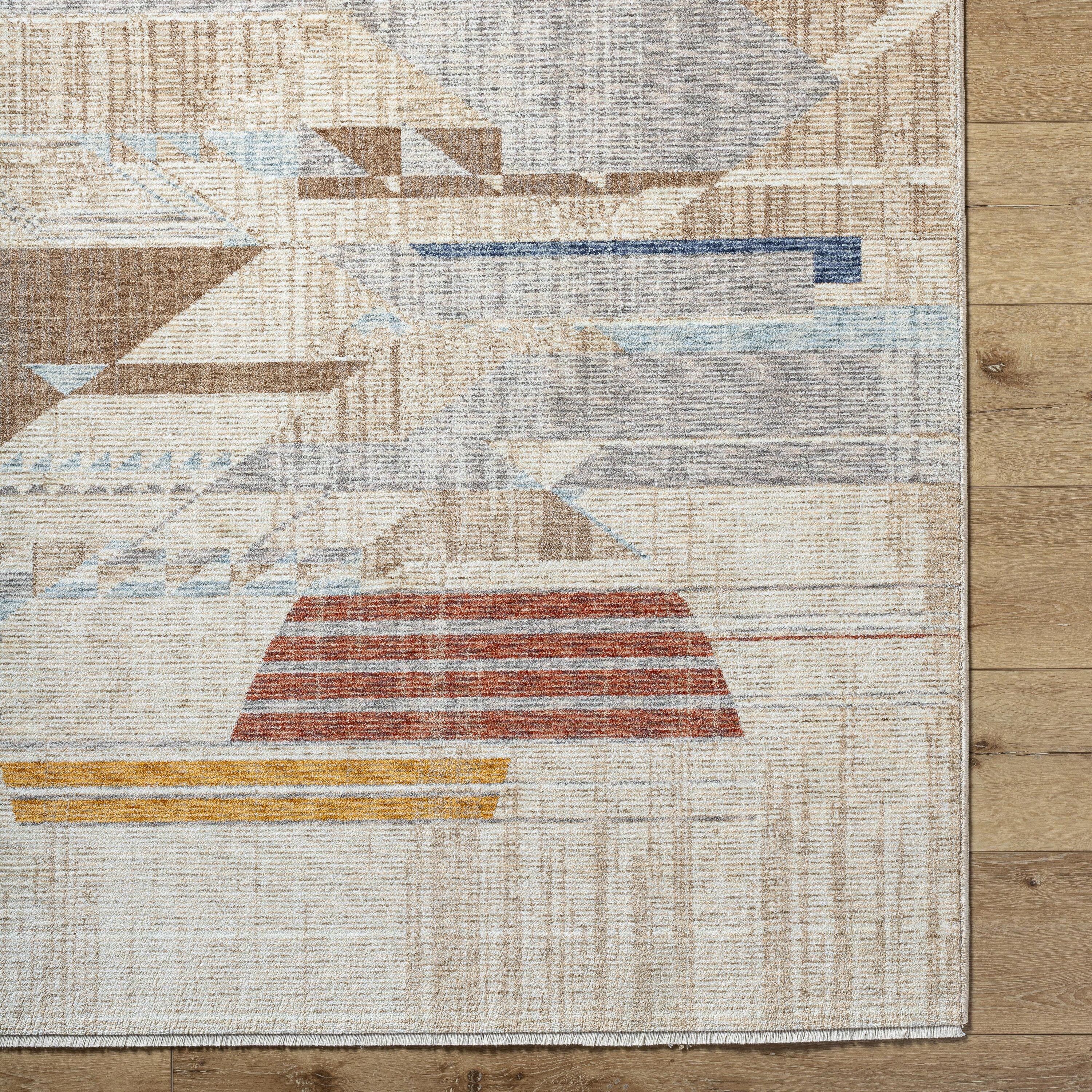 Frank Lloyd Wright Foundation x Livabliss Usonia Abstract Indoor Rug
