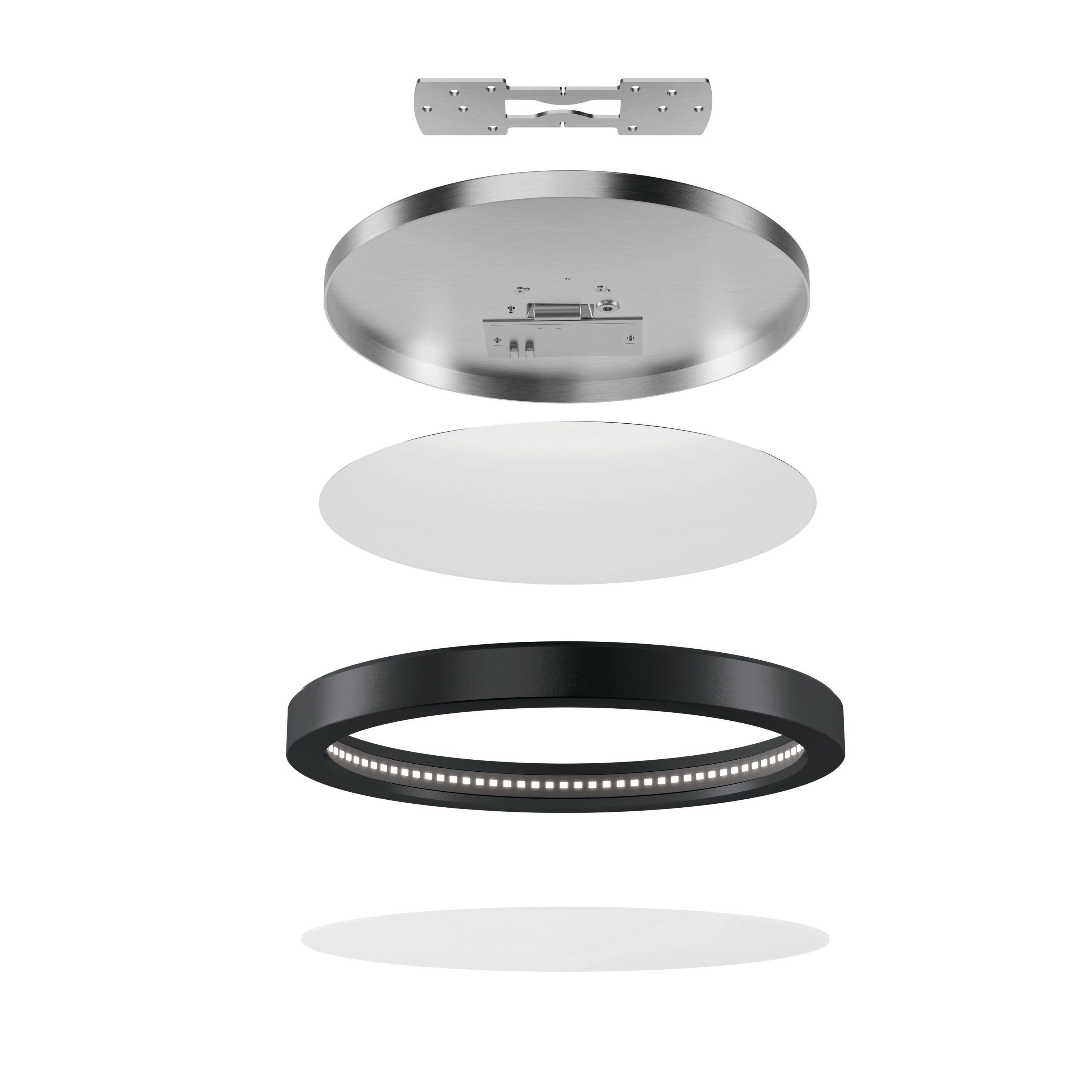 Kichler Lighting Ara Integrated 9.25" LED Flush Mount in a Black Finish