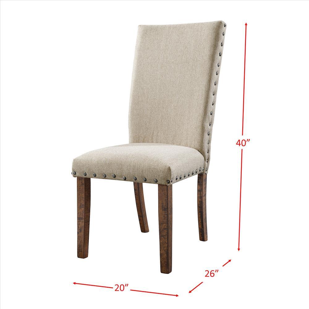 Dex 6pc Extendable Dining Table Set: Smokey Finish, Turnbuckle Detail - Picket House Furnishings