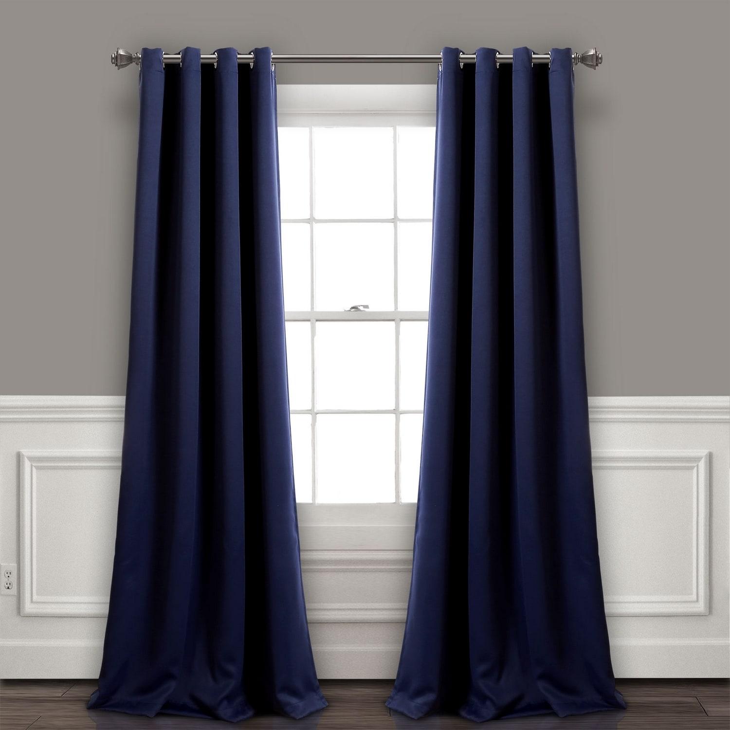 Torre & Tagus Insulated Polyester Blackout Curtain Pair (Set of 2)