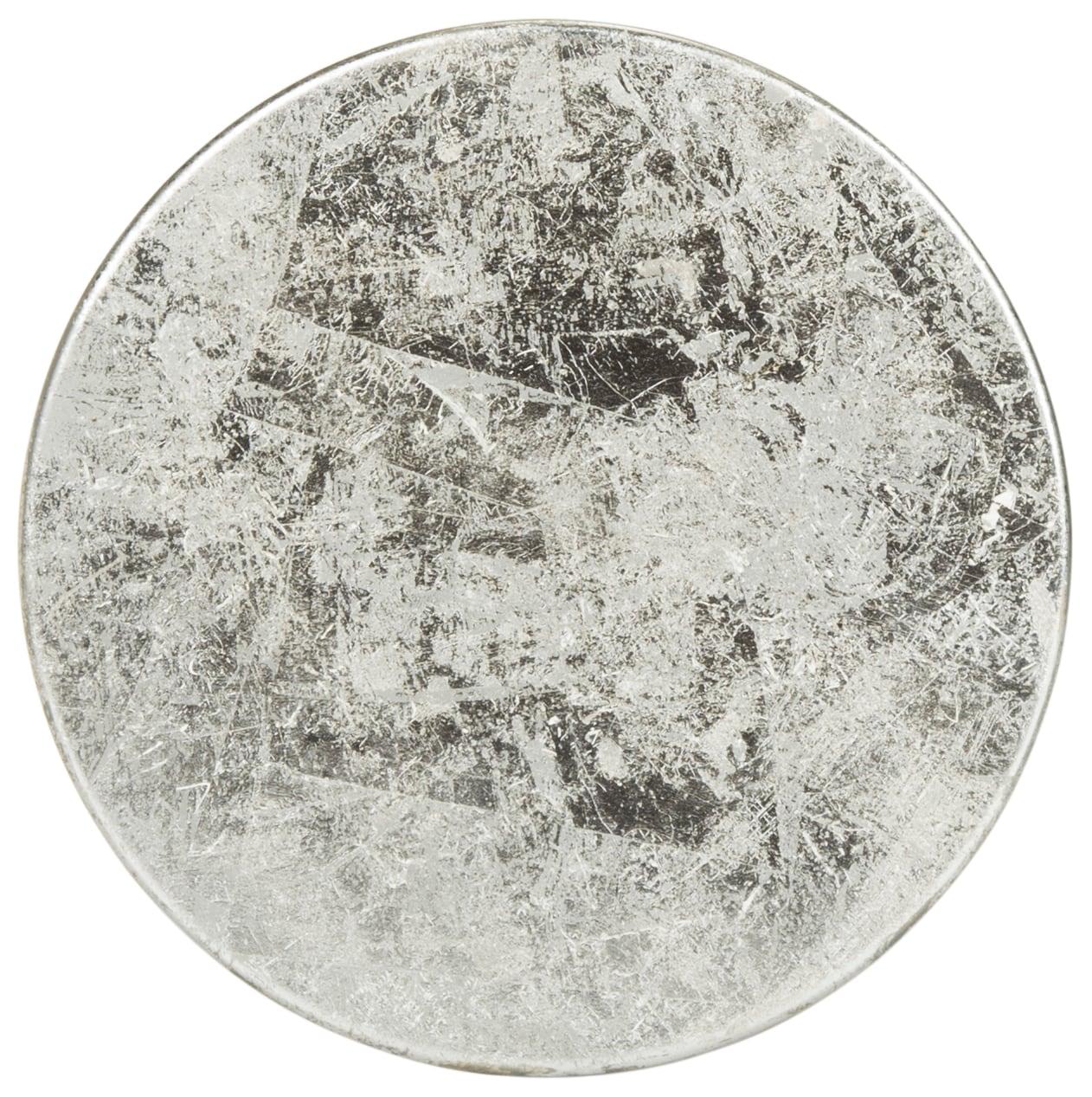 Kenzie Silver Dipped Counter Stool - FOX3211 - Grey/Silver - Safavieh Couture
