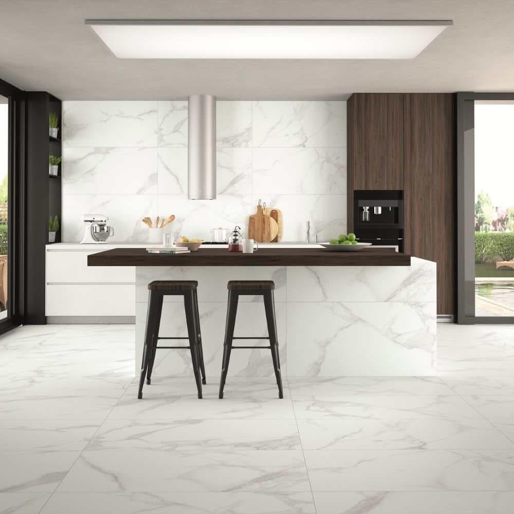 24" x 48" Porcelain Singular Wall & Floor Tile