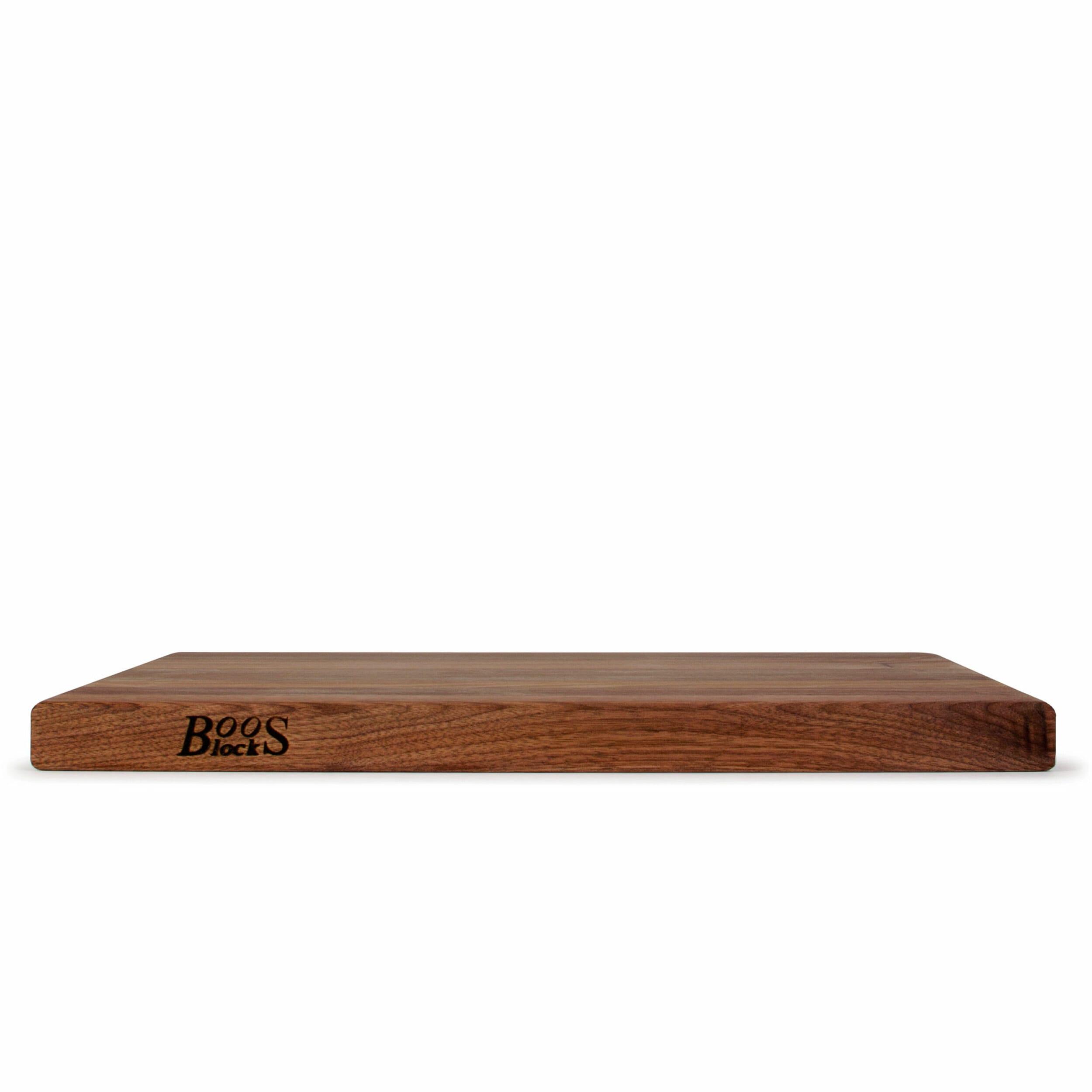 John Boos R-Board Reversible Wood Cutting Board, 24" x 18" x 1 1/2", Walnut