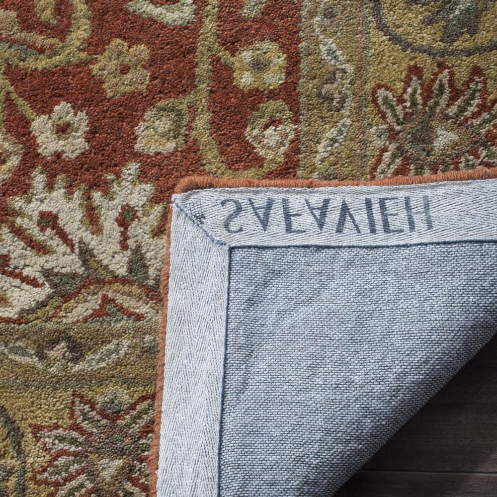 Antiquity AT249 Hand Tufted Area Rug - Rust/Gold - 6'x9' - Safavieh.