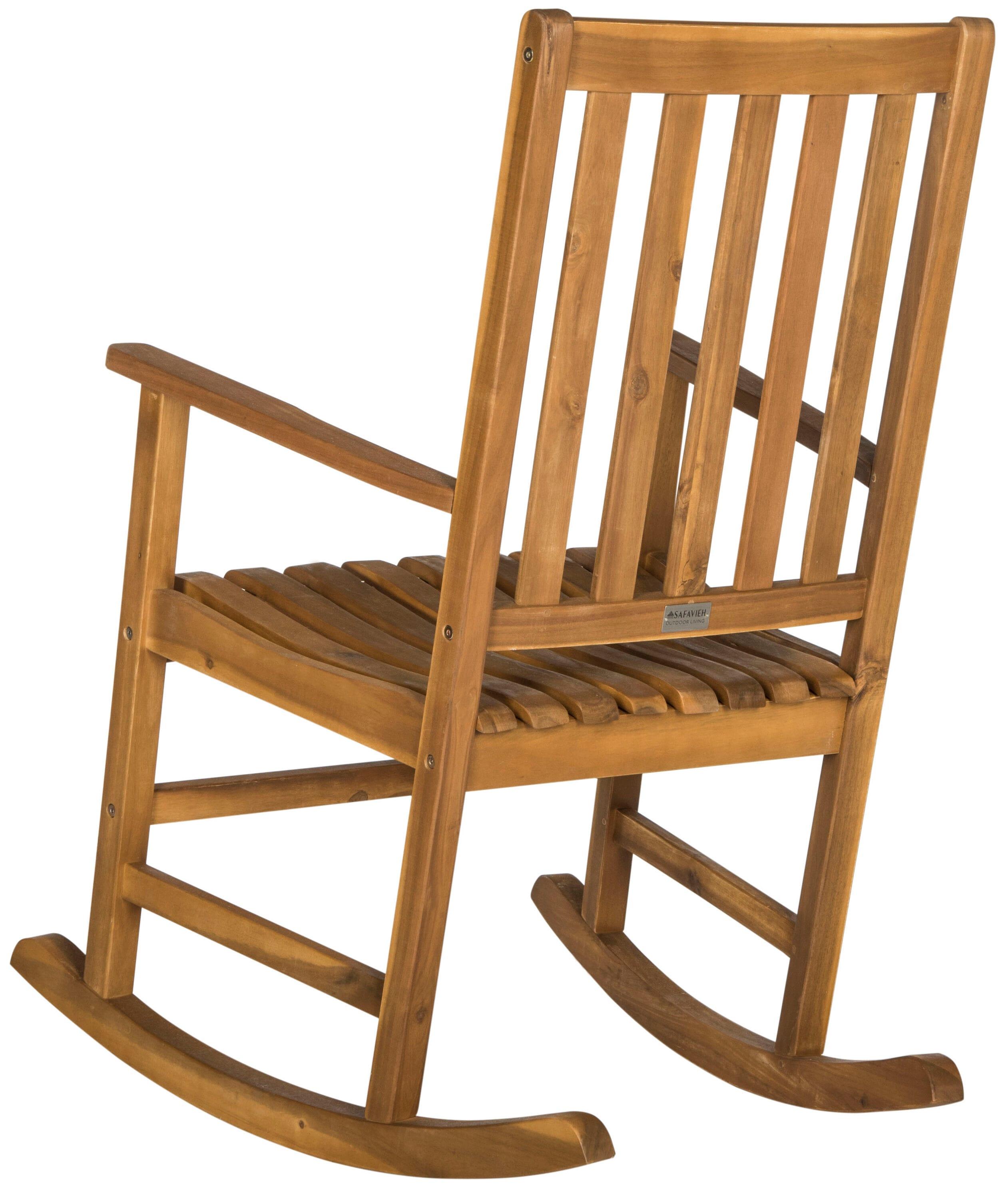 Barstow Rocking Chair Indoor/Outdoor - PAT6707 - Teak - Safavieh